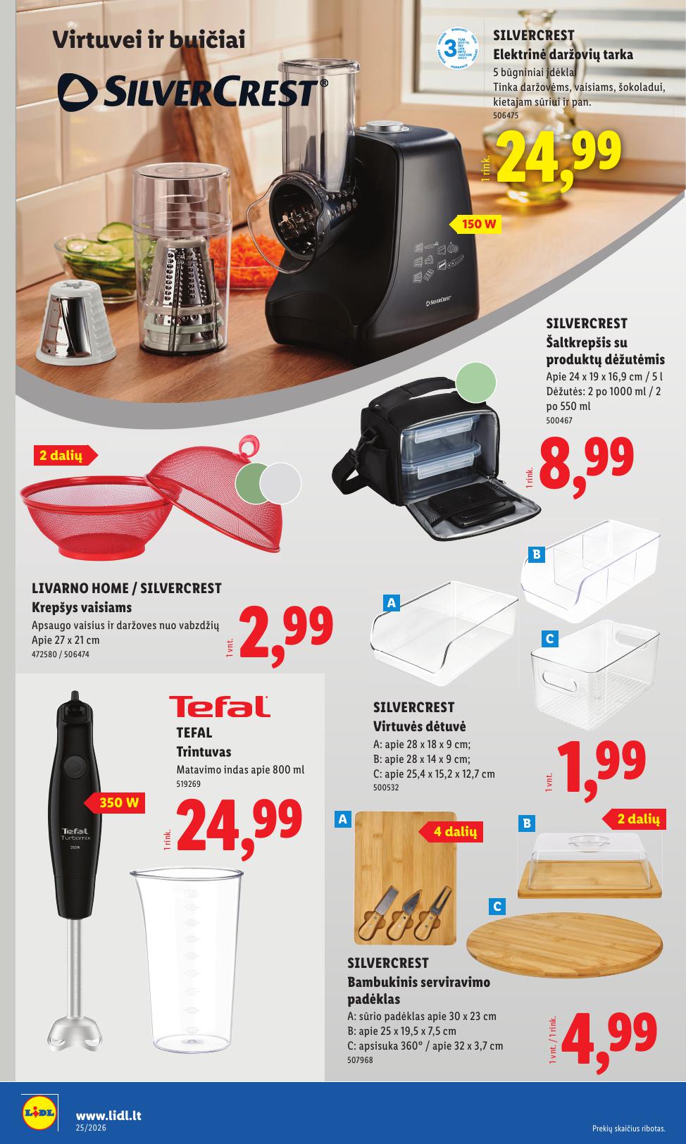 LIDL ne maisto prekių leidinys 2026.06.15 - 2026.06.21
