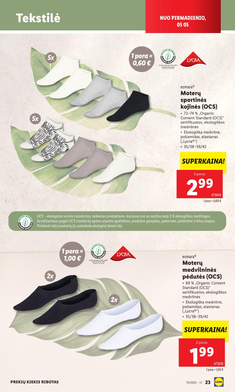 LIDL ne maisto prekių leidinys 2025.05.05 - 2025.05.11