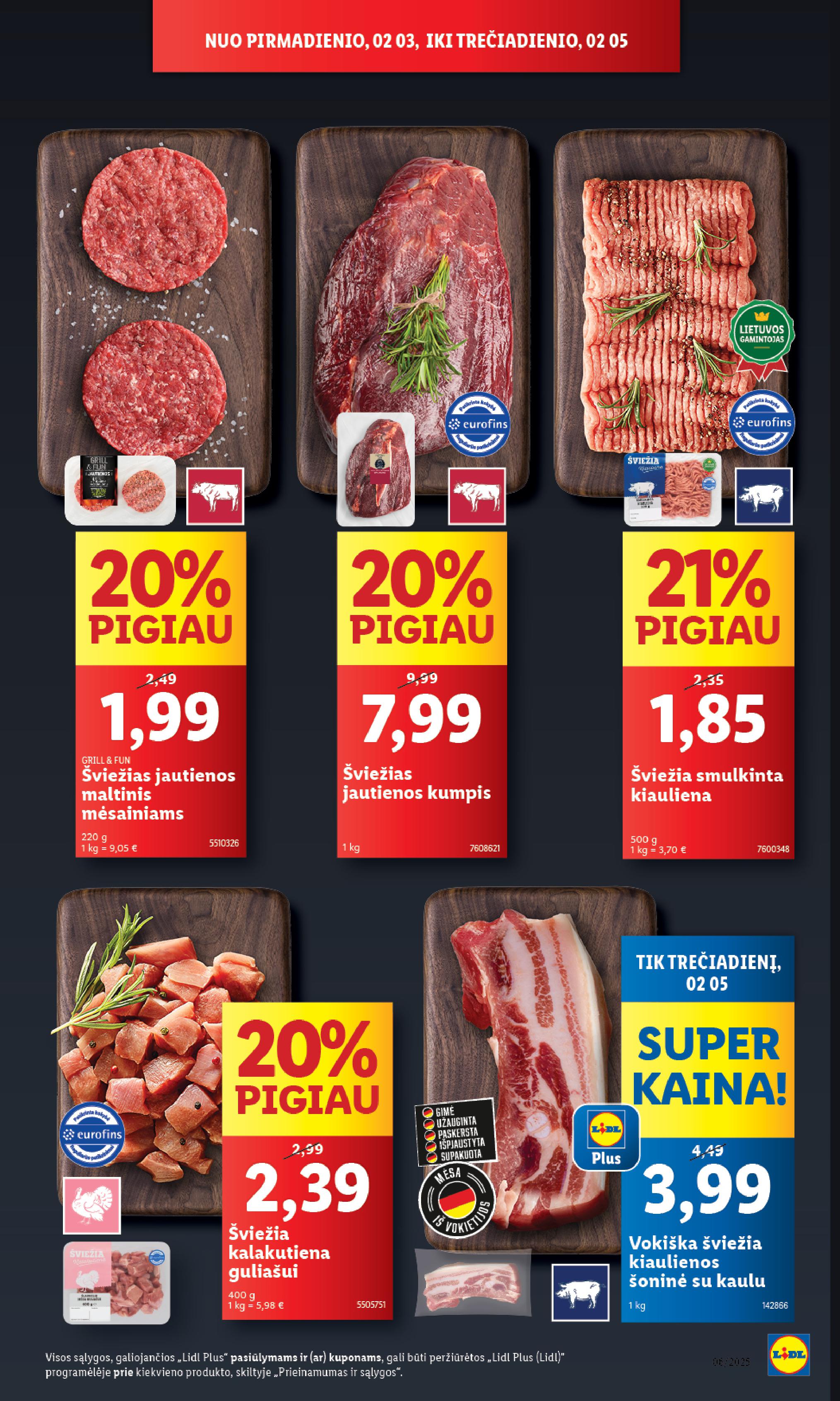 Naujausias LIDL kaininis katalogas 2025.02.03 - 2025.02.09