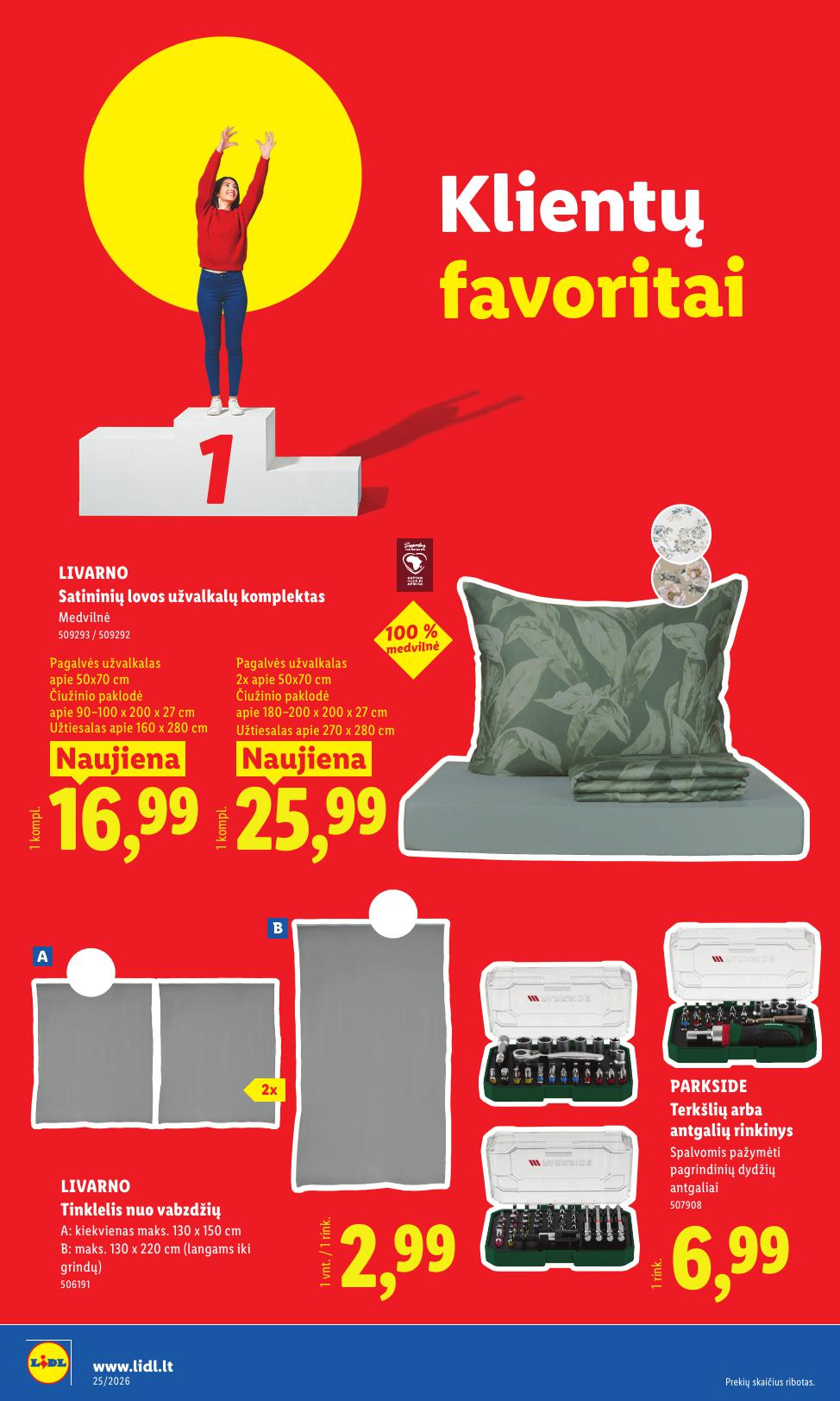 LIDL ne maisto prekių leidinys 2026.06.15 - 2026.06.21