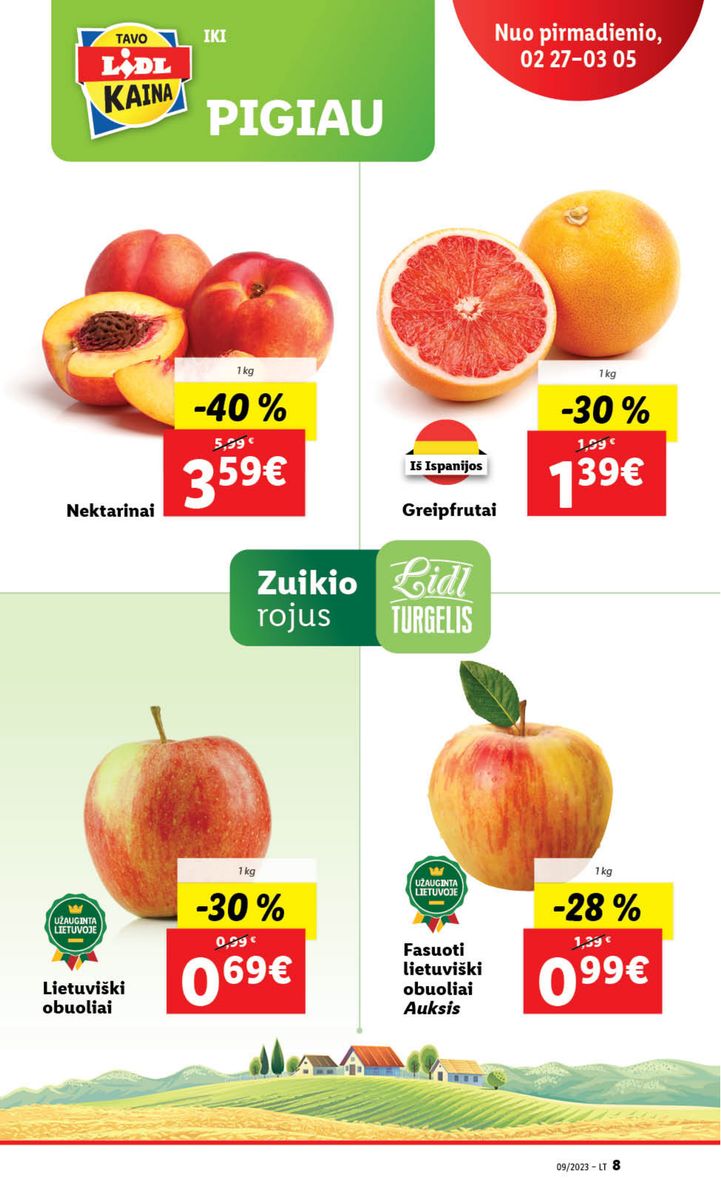 Naujausias LIDL kaininis katalogas 2023.02.27 - 2023.03.05