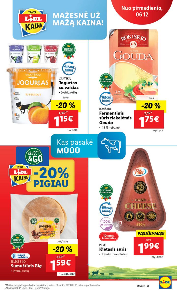 Naujausias LIDL kaininis katalogas 2023.06.12 - 2023.06.18