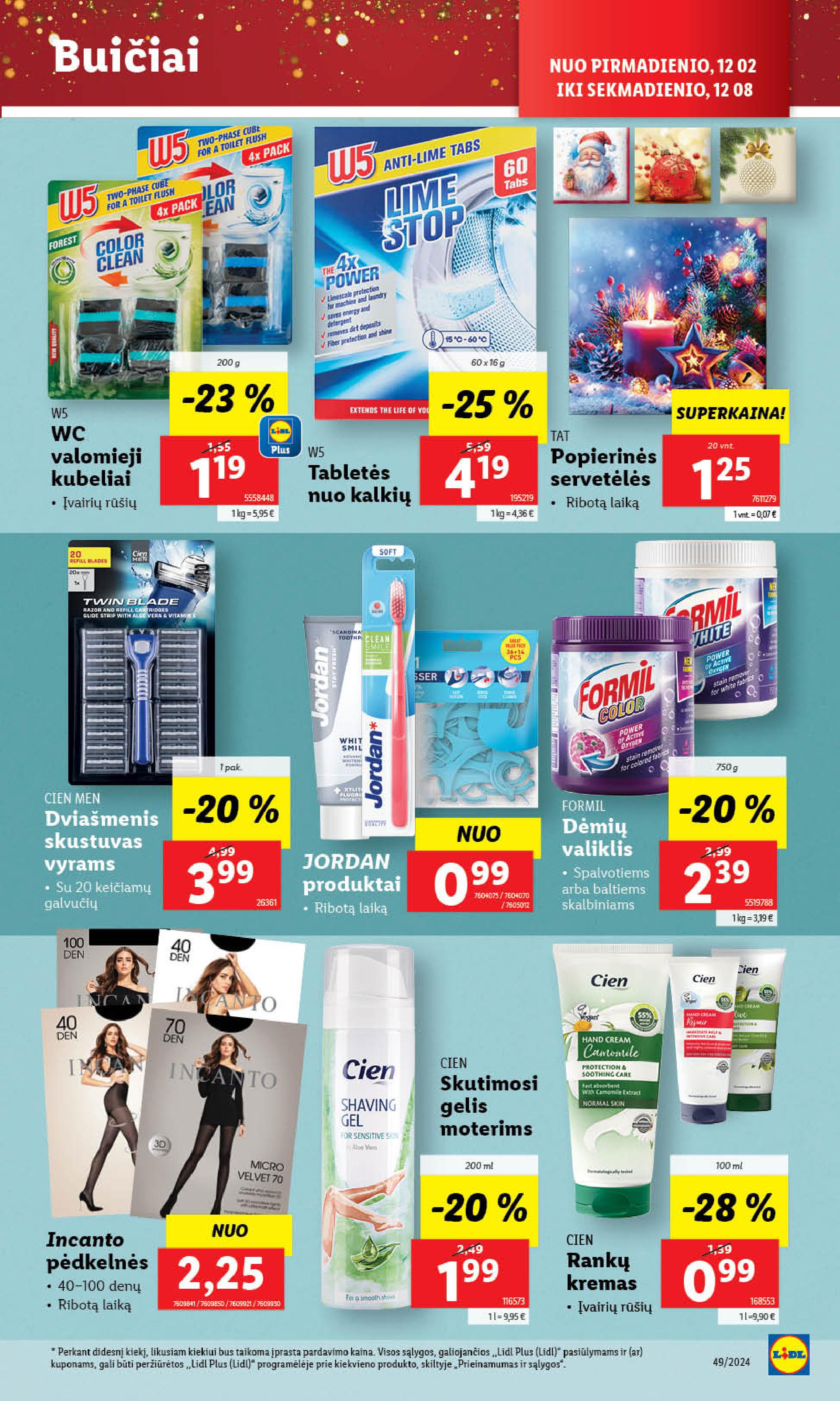 Naujausias LIDL kaininis katalogas 2024.12.02 - 2024.12.08