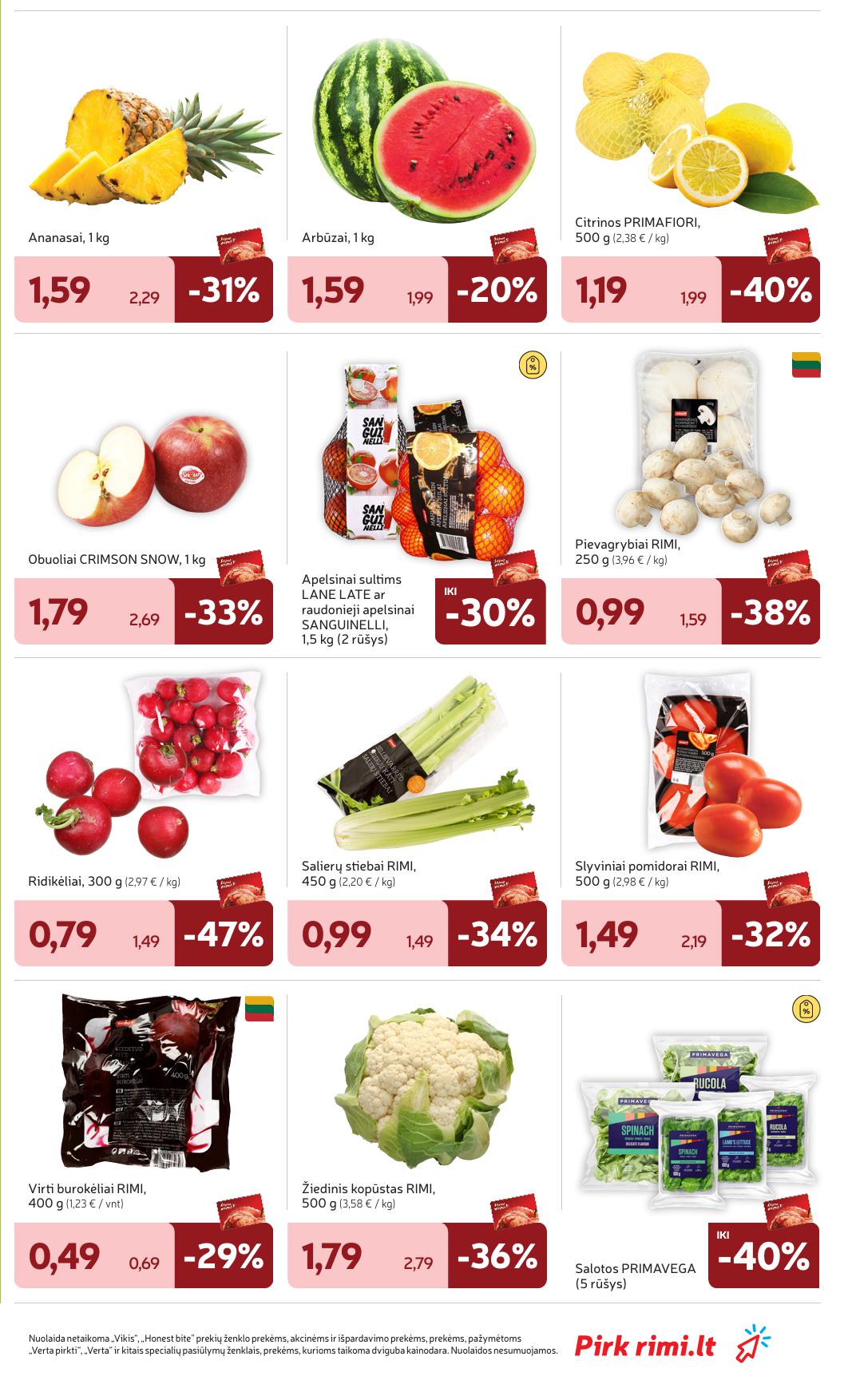 Naujausias RIMI kaininis katalogas 2026.03.10 - 2026.03.16