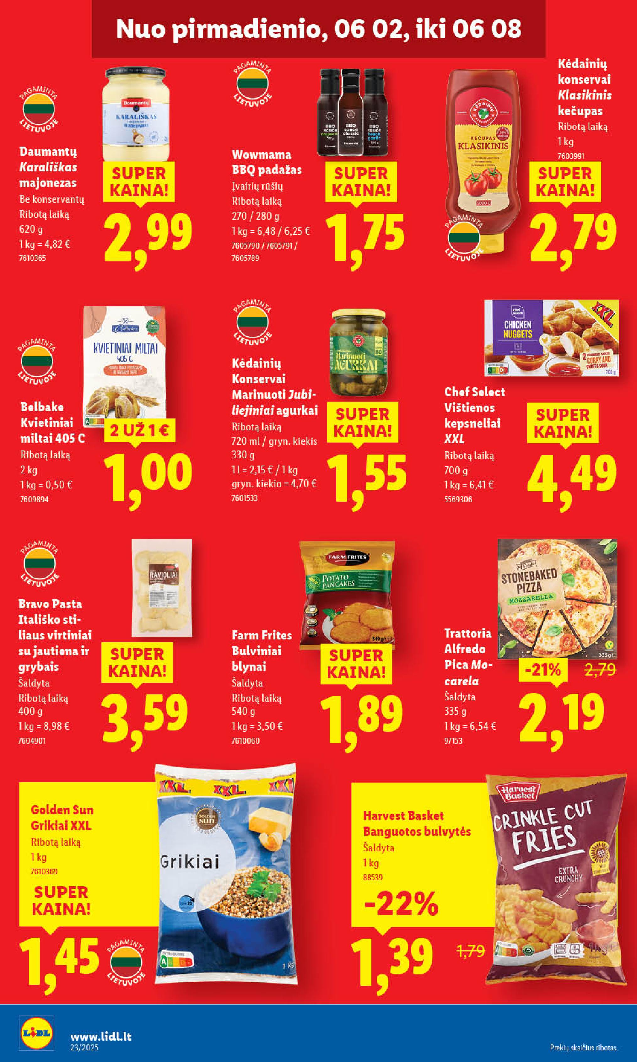 Naujausias LIDL kaininis katalogas 2025.06.02 - 2025.06.08
