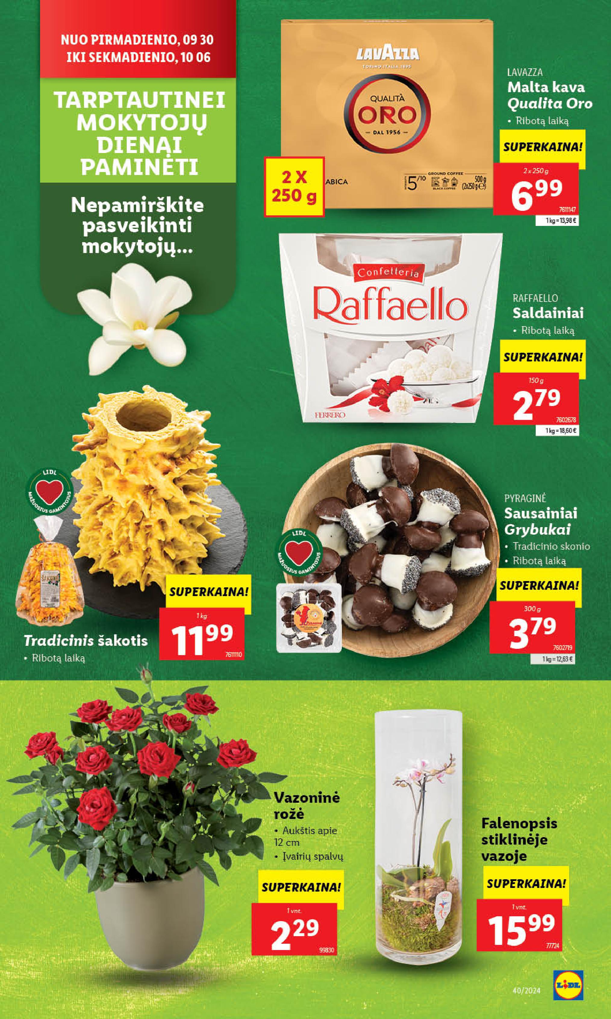 Naujausias LIDL kaininis katalogas 2024.09.30 - 2024.10.06