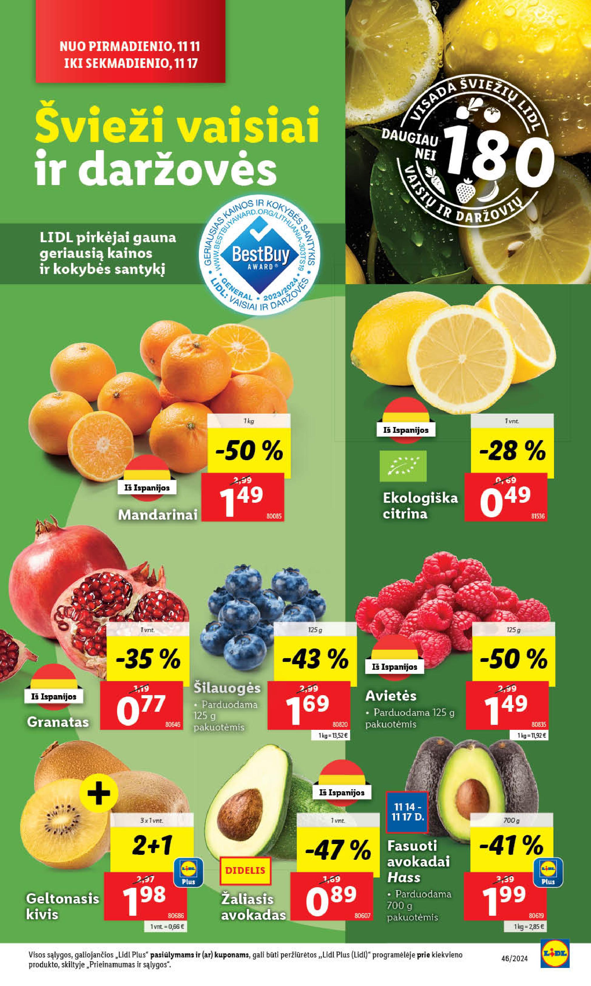 Naujausias LIDL kaininis katalogas 2024.11.11 - 2024.11.17