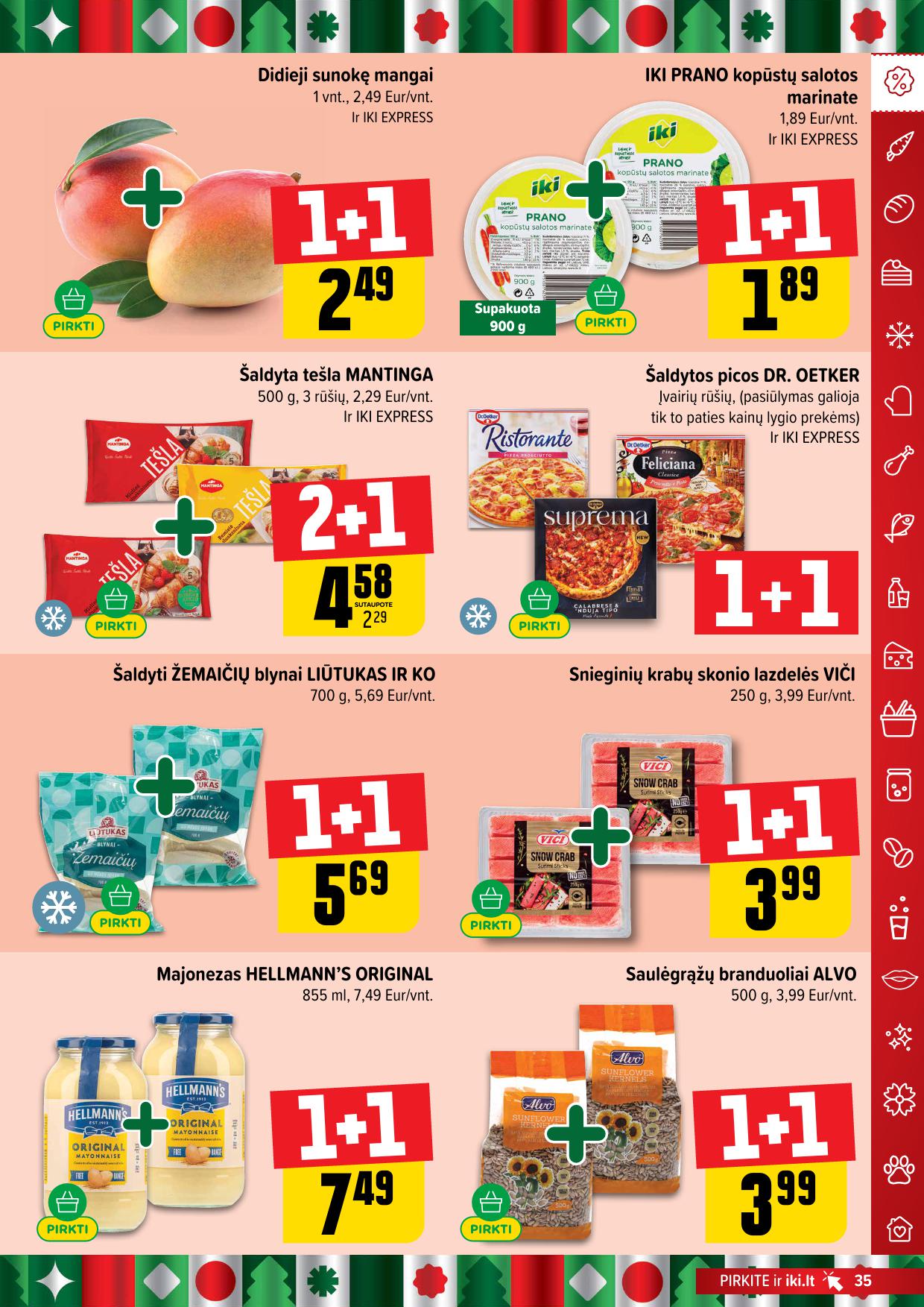 Naujausias IKI kaininis katalogas 2025.12.08 - 2025.12.14