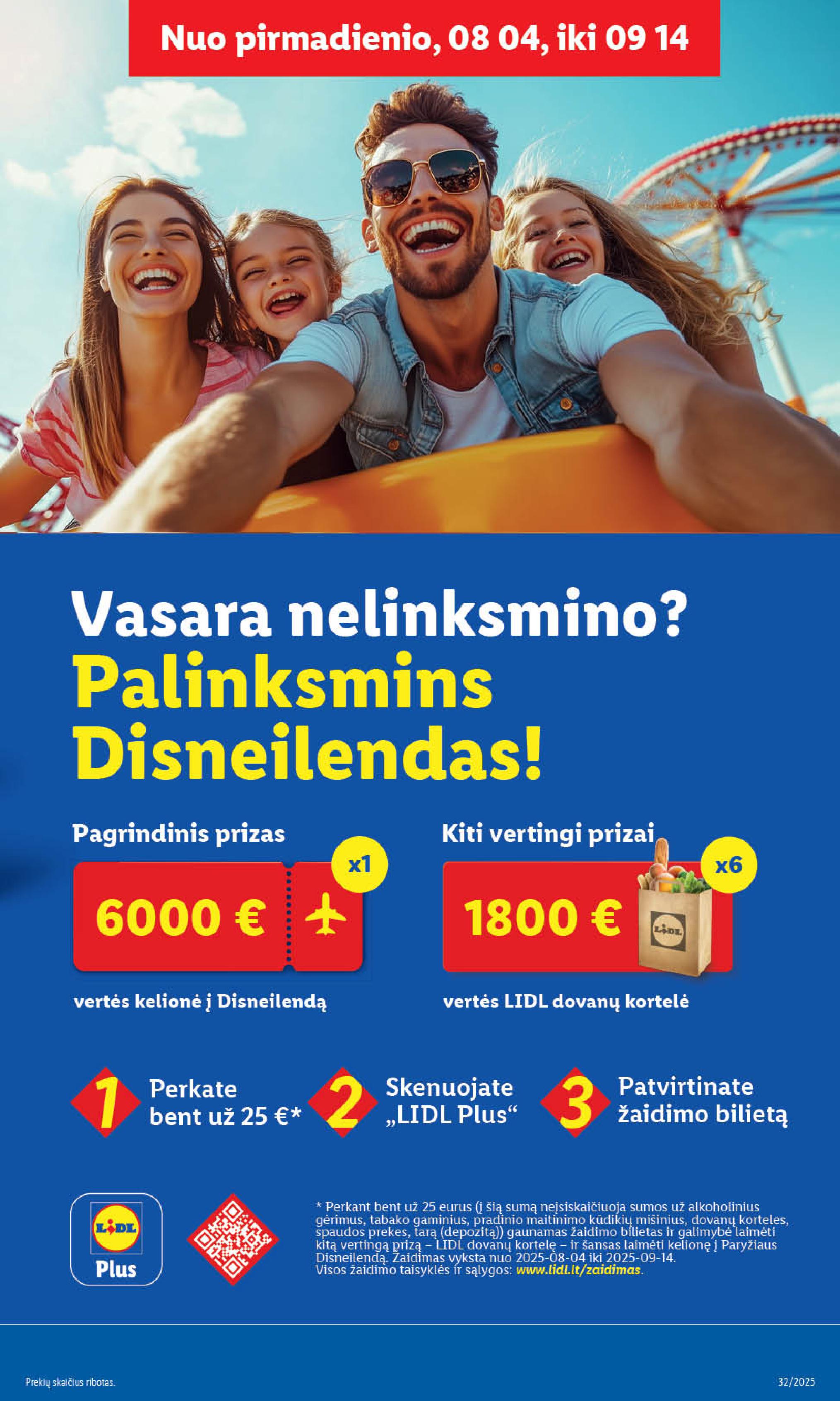 Naujausias LIDL kaininis katalogas 2025.08.04 - 2025.08.10