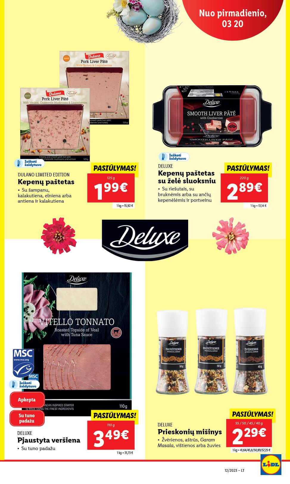 LIDL akcijų ir nuolaidų leidinys 2023.03.20 - 2023.03.26