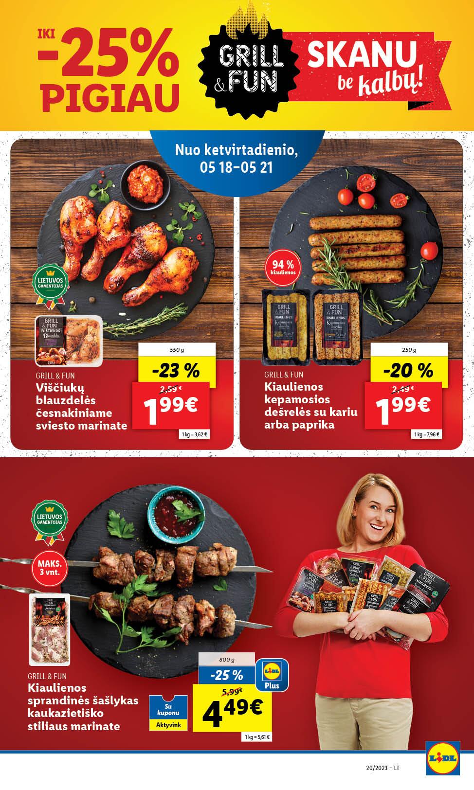 Naujausias LIDL kaininis katalogas 2023.05.15 - 2023.05.21