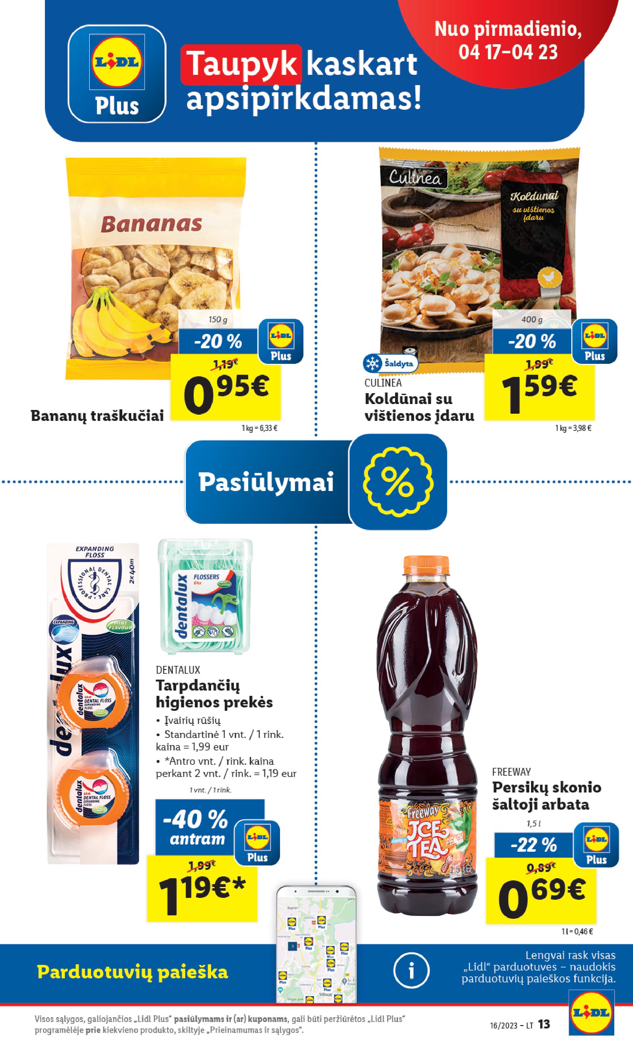 Naujausias LIDL kaininis katalogas 2023.04.17 - 2023.04.23