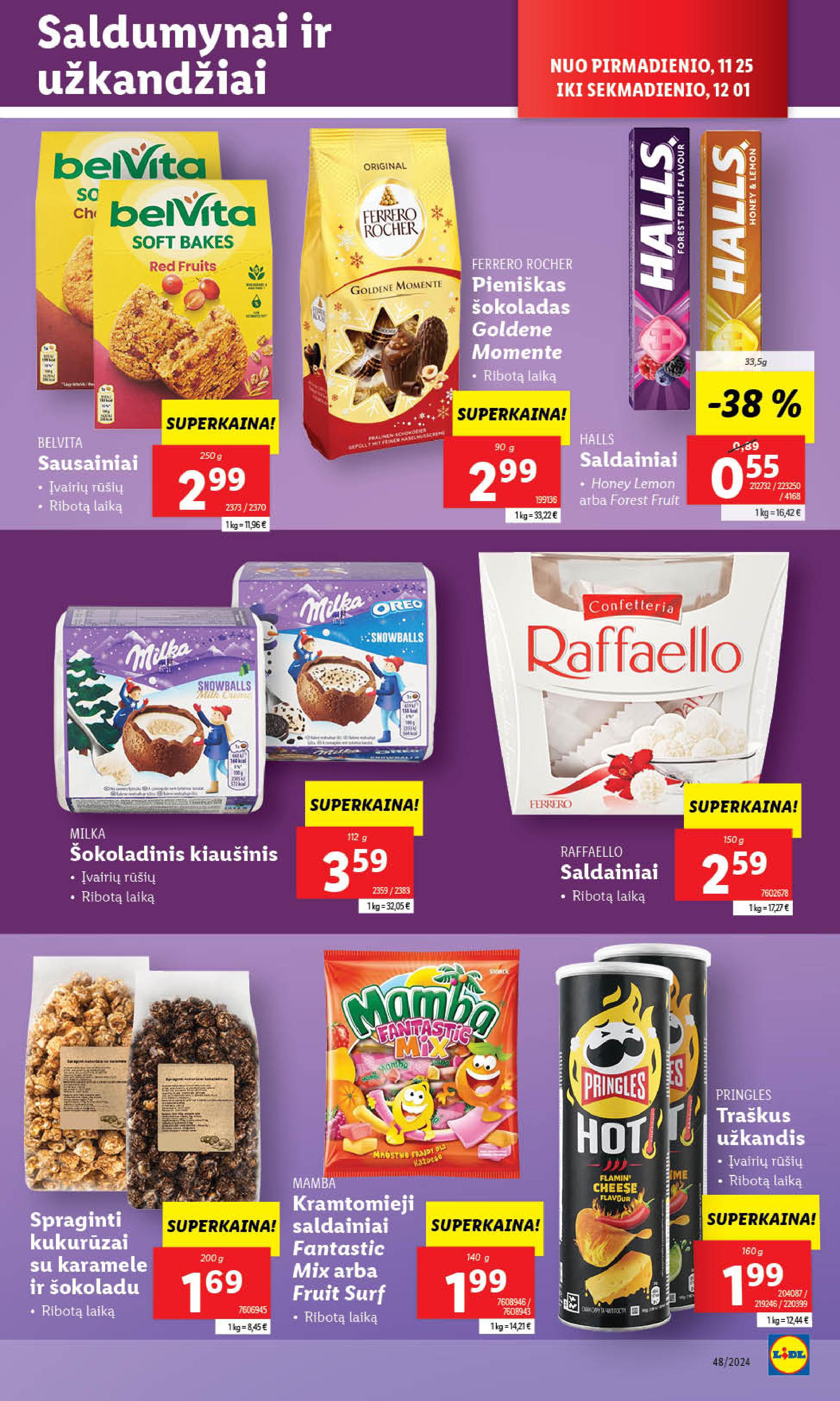 Naujausias LIDL kaininis katalogas 2024.11.25 - 2024.12.01