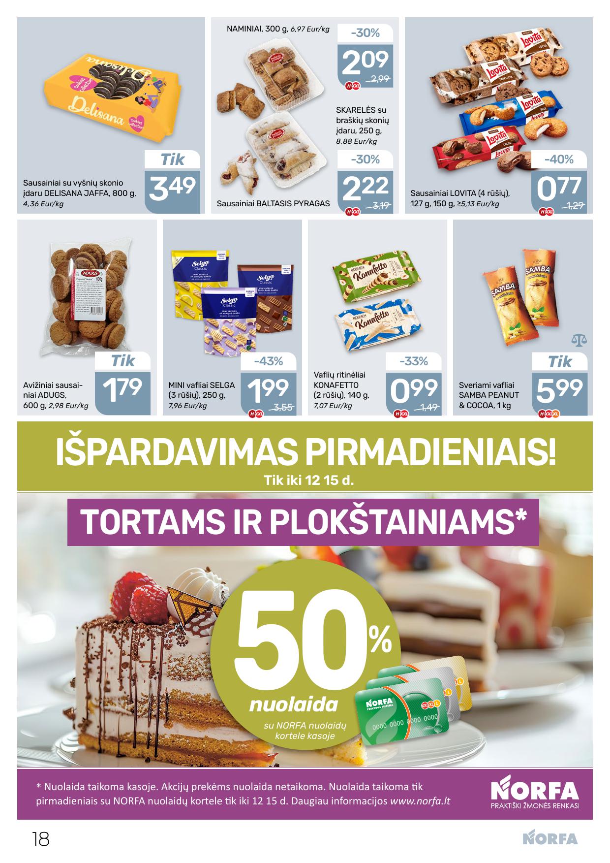 Naujausias NORFA kaininis katalogas 2025.11.13 - 2025.11.26