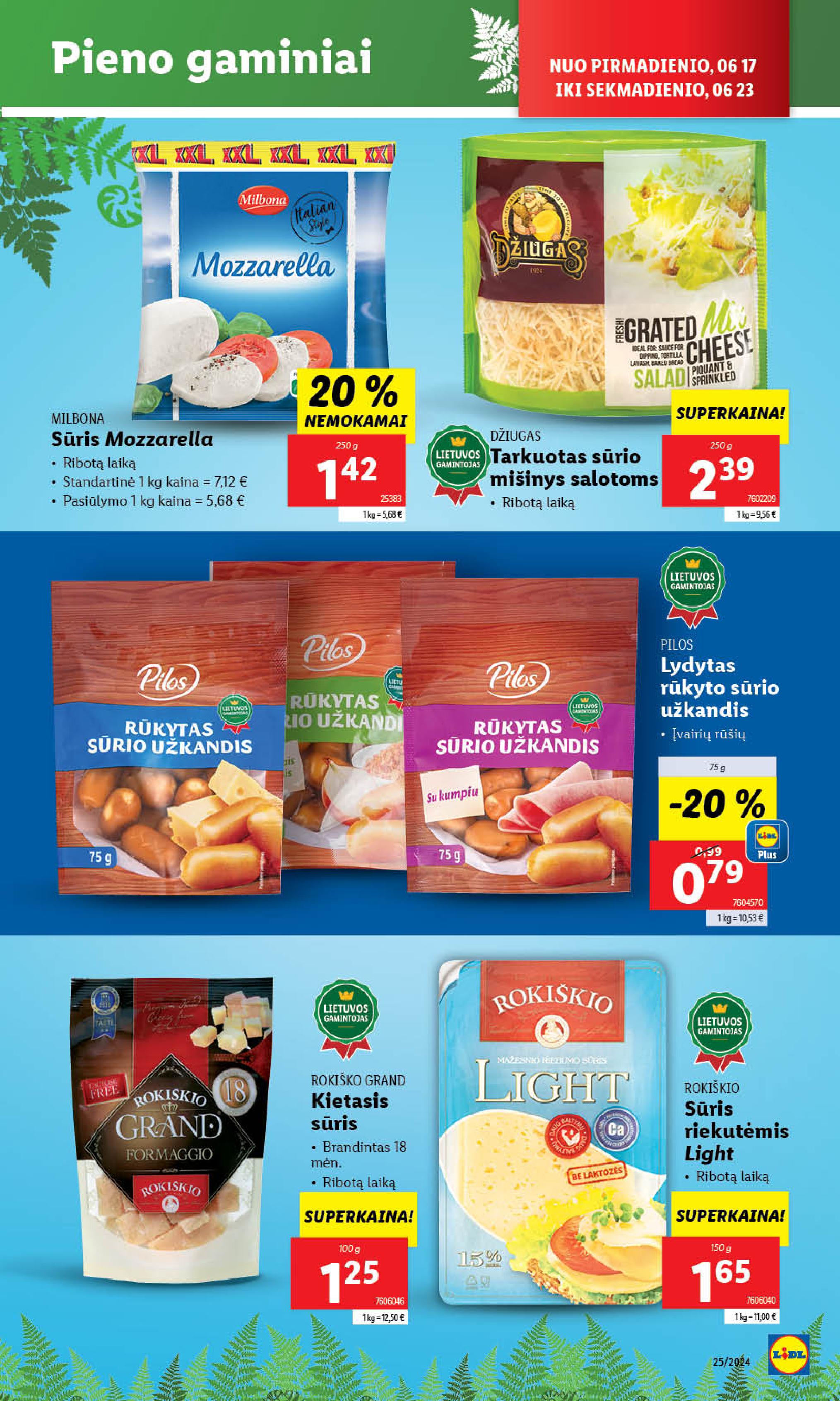 Naujausias LIDL kaininis katalogas 2024.06.17 - 2024.06.23