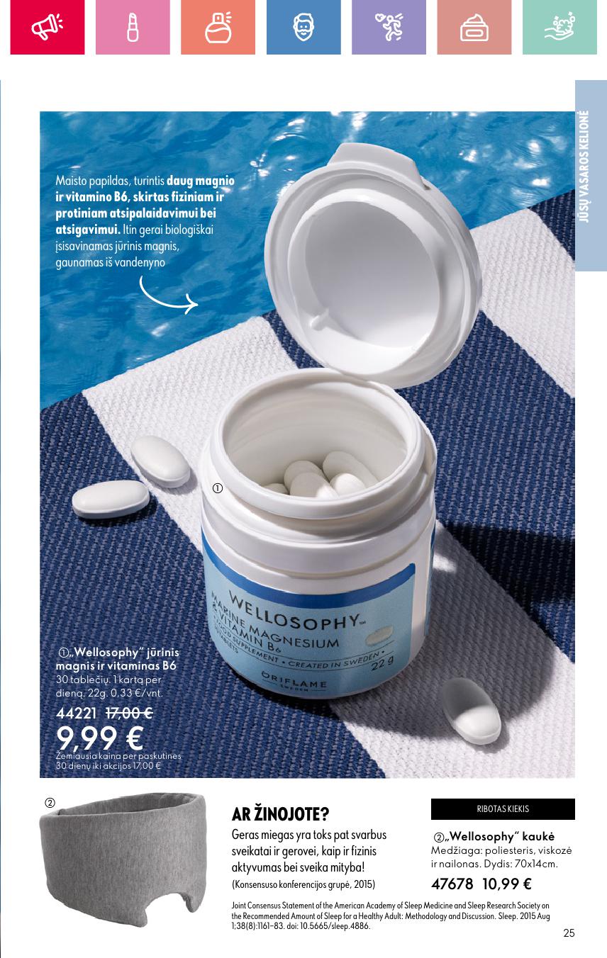 Naujas ORIFLAME katalogas galioja 2025.06.22 - 2025.07.12