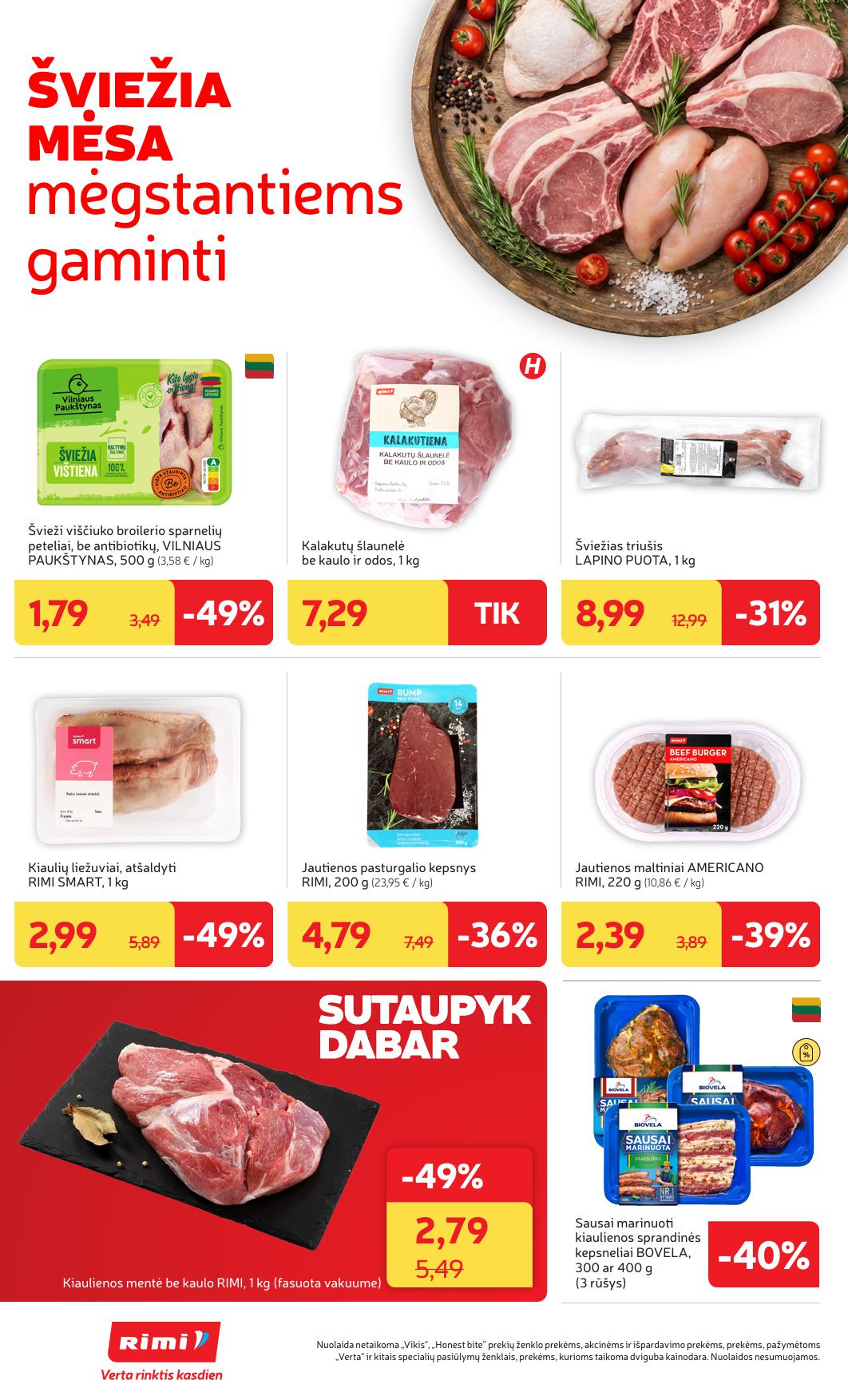 Naujausias RIMI kaininis katalogas 2026.04.14 - 2026.04.20
