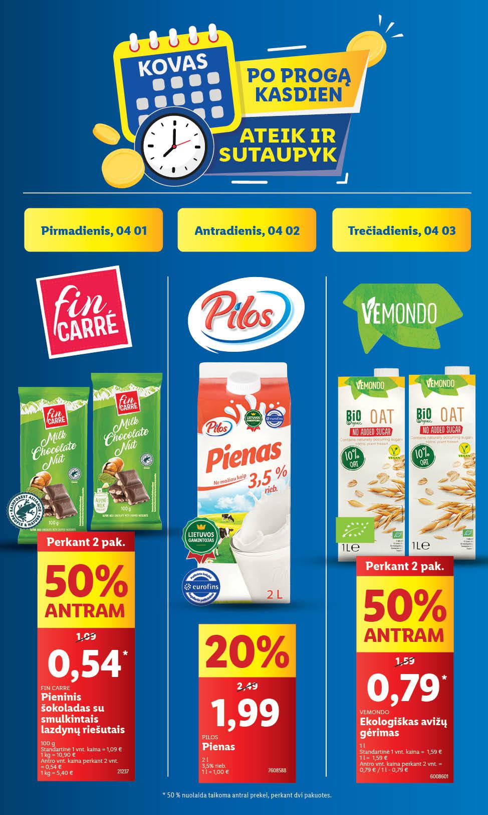 Naujausias LIDL kaininis katalogas 2024.04.01 - 2024.04.07