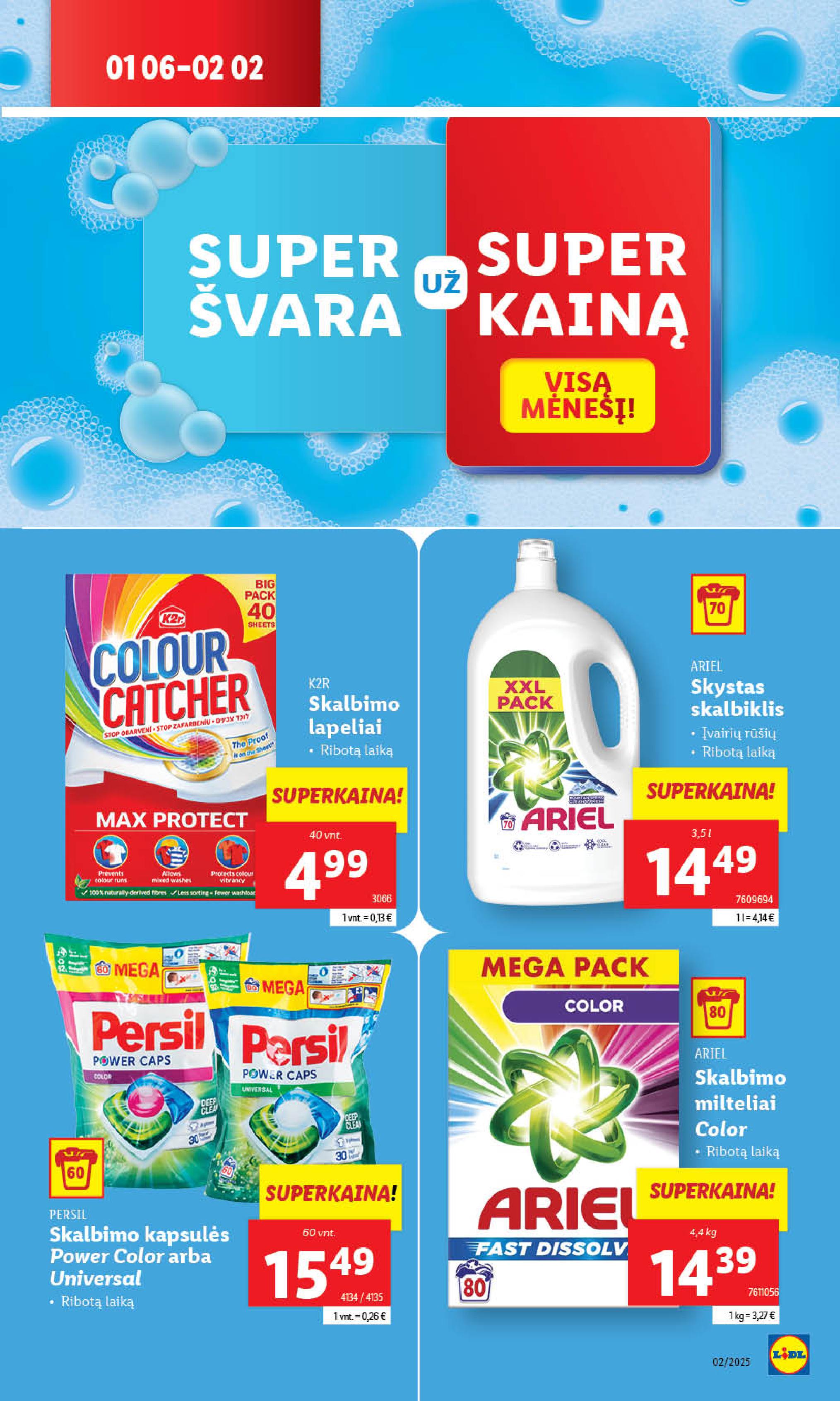 Naujausias LIDL kaininis katalogas 2025.01.06 - 2025.01.12