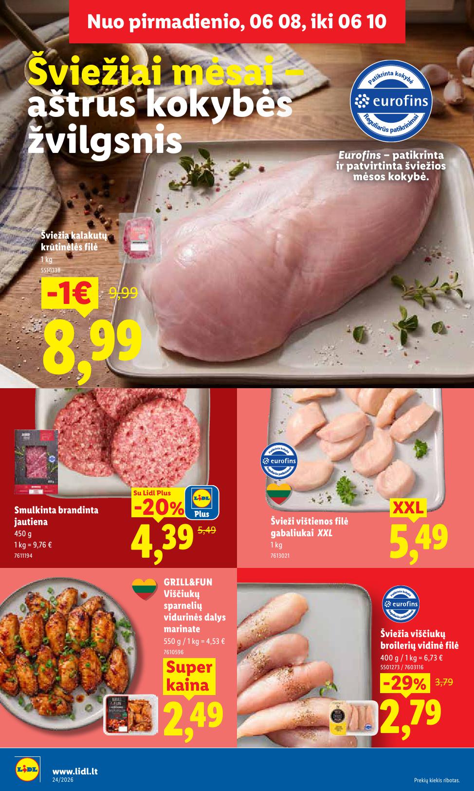 Naujausias LIDL kaininis katalogas 2026.06.08 - 2026.06.14