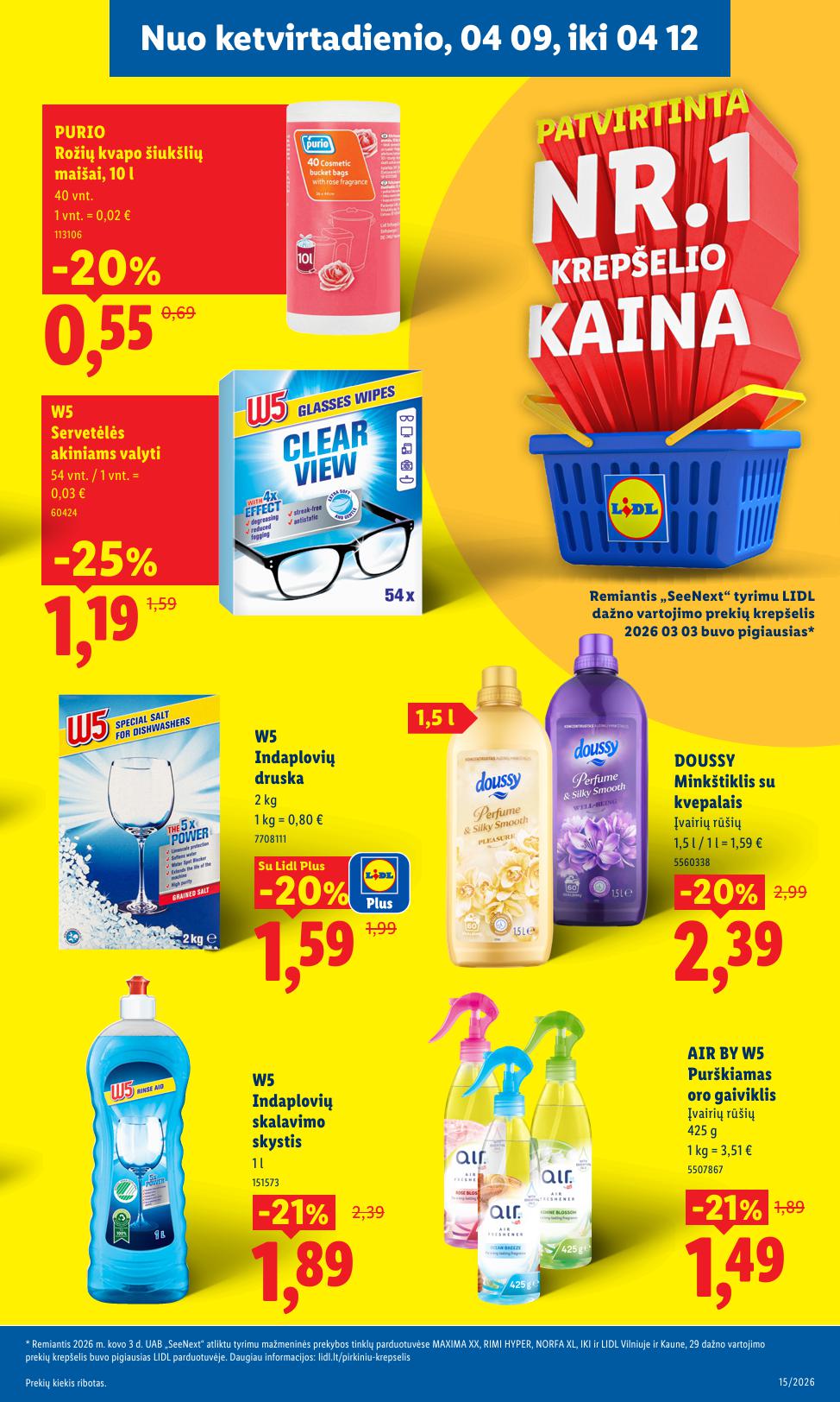 Naujausias LIDL kaininis katalogas 2026.04.06 - 2026.04.12