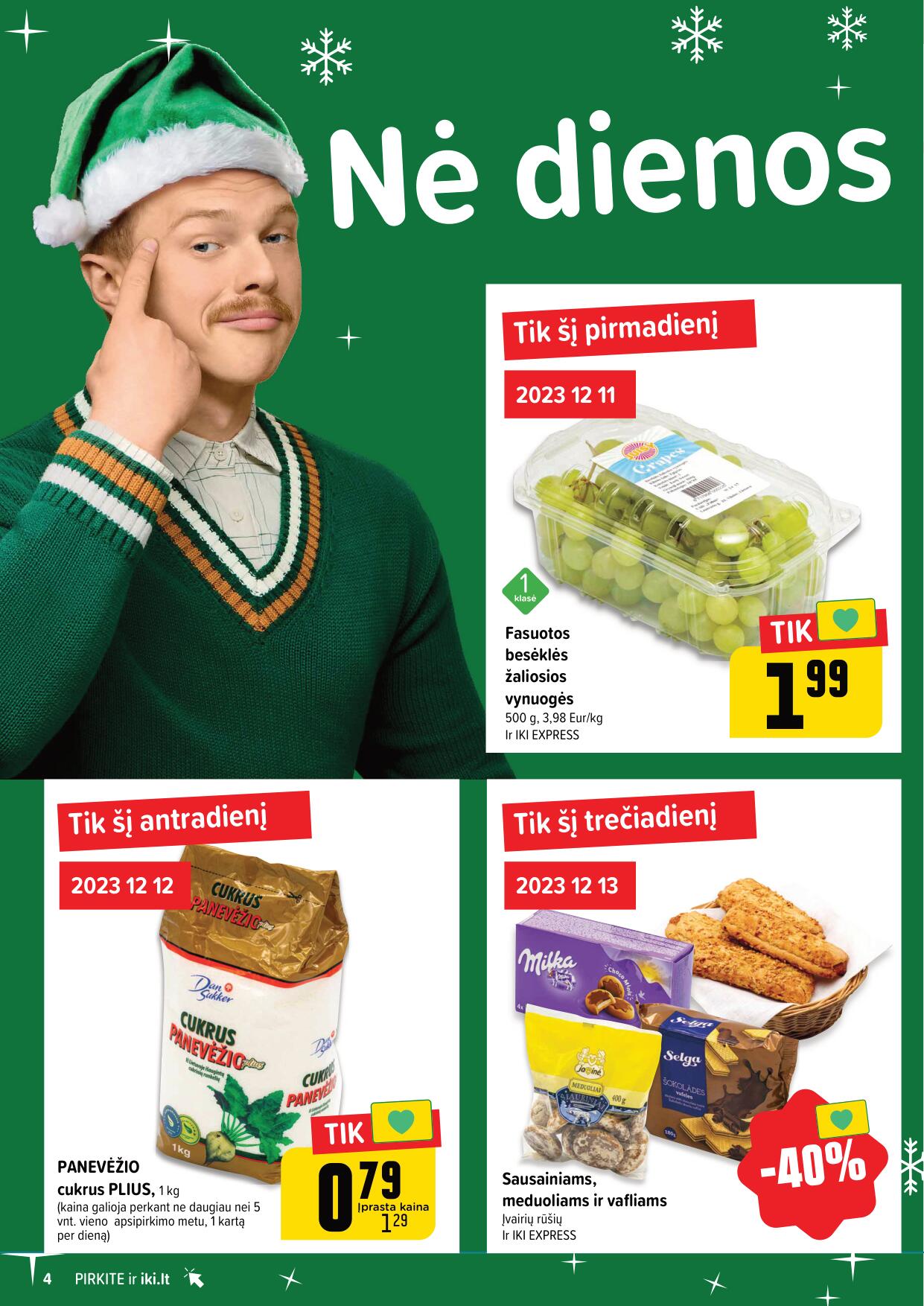 Naujausias IKI kaininis katalogas 2023.12.11 - 2023.12.17