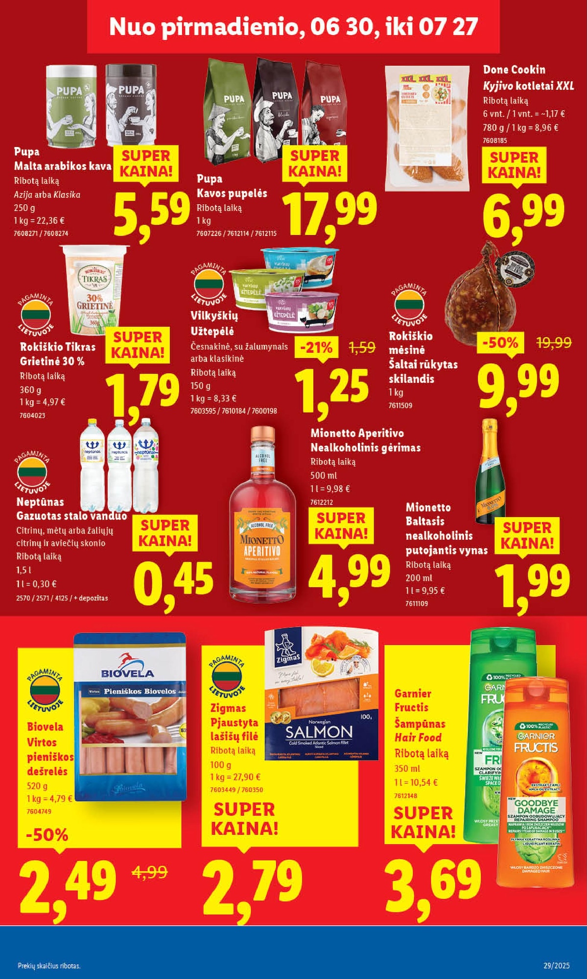 Naujausias LIDL kaininis katalogas 2025.07.14 - 2025.07.20