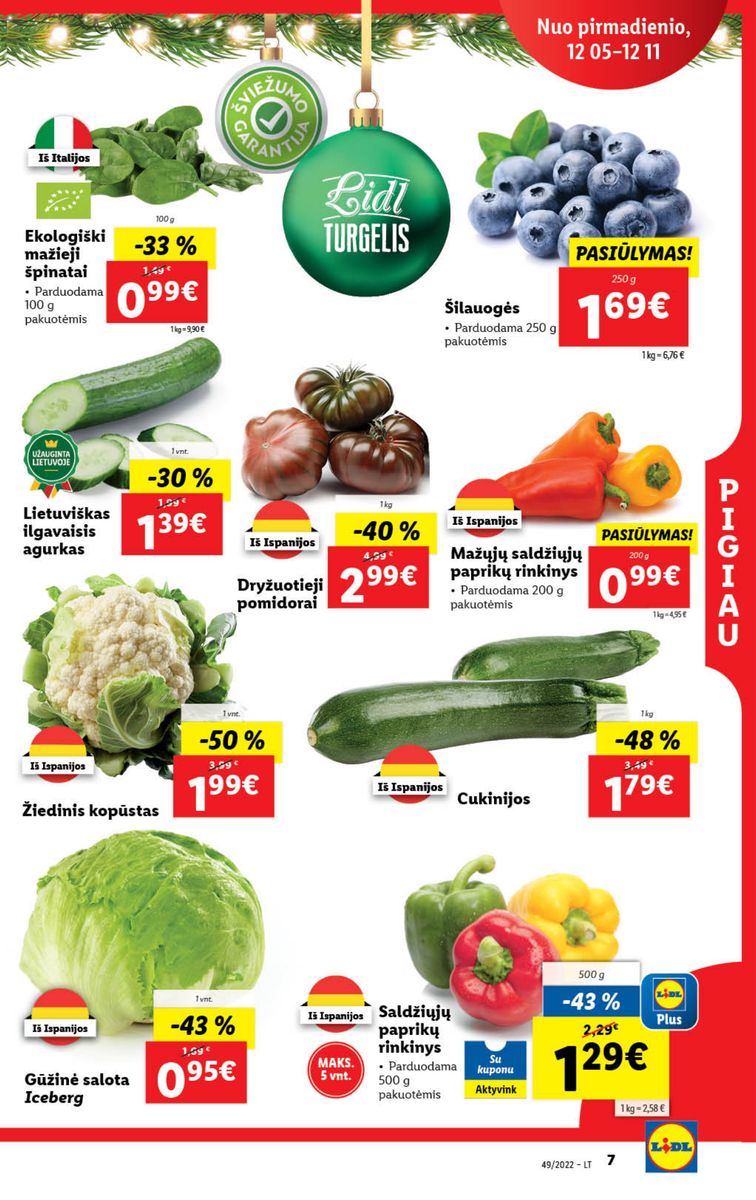 Naujausias LIDL kaininis katalogas 2022.12.05 - 2022.12.11