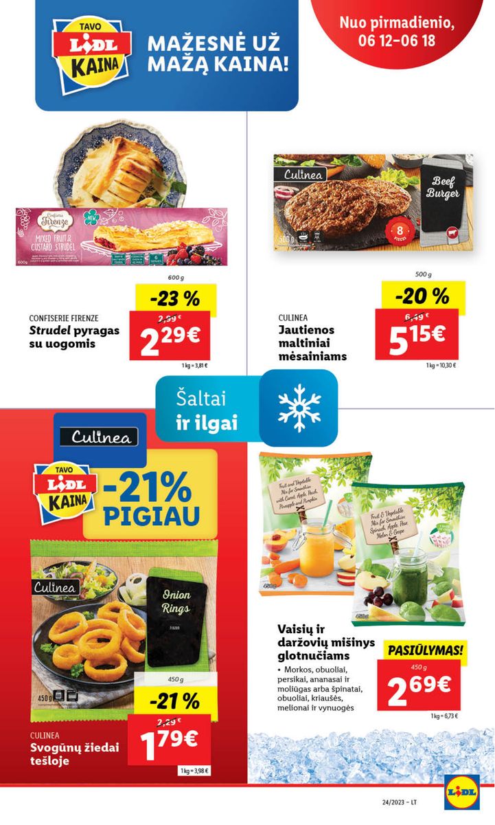 Naujausias LIDL kaininis katalogas 2023.06.12 - 2023.06.18