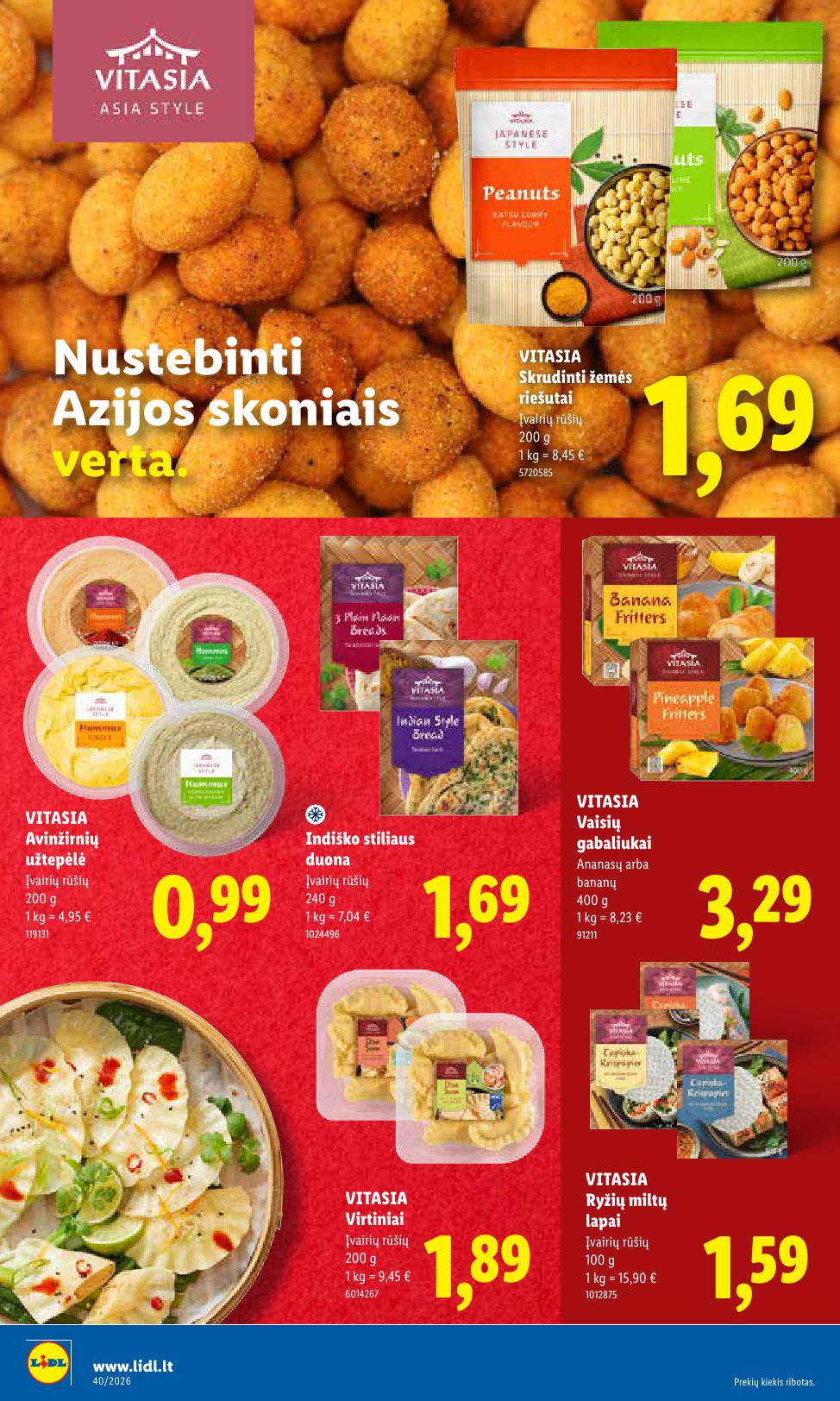 Naujausias LIDL kaininis katalogas 2026.09.28 - 2026.10.04
