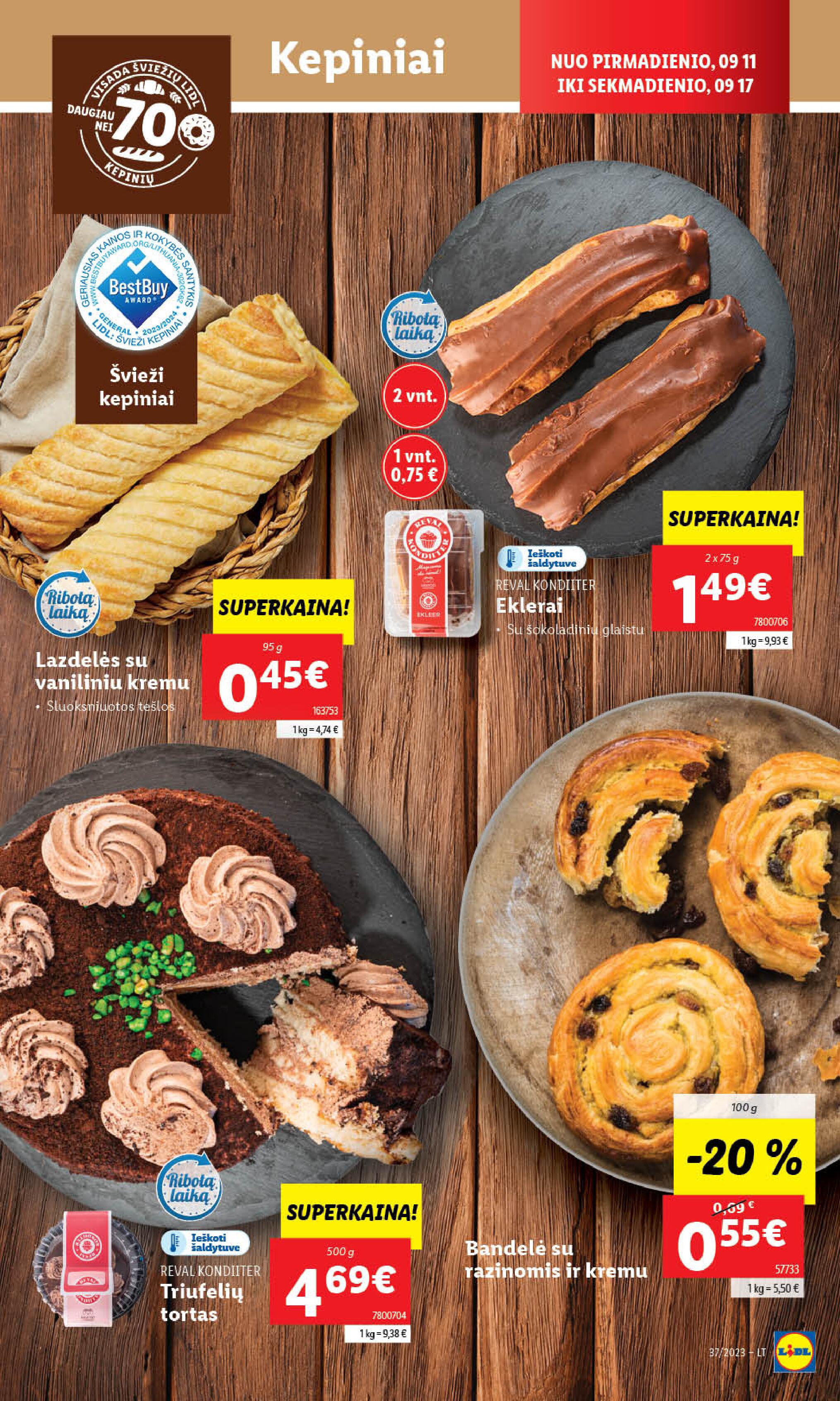 Naujausias LIDL kaininis katalogas 2023.09.11 - 2023.09.17