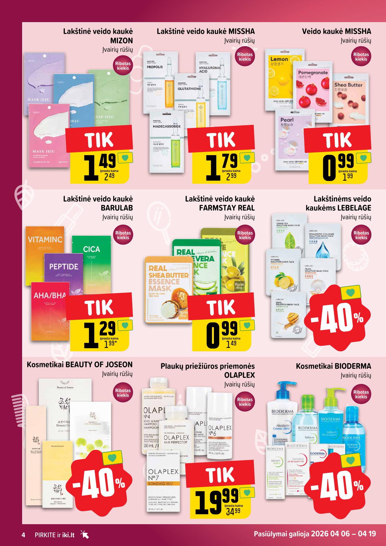 IKI nuolaidų katalogas "Grožio fiesta"