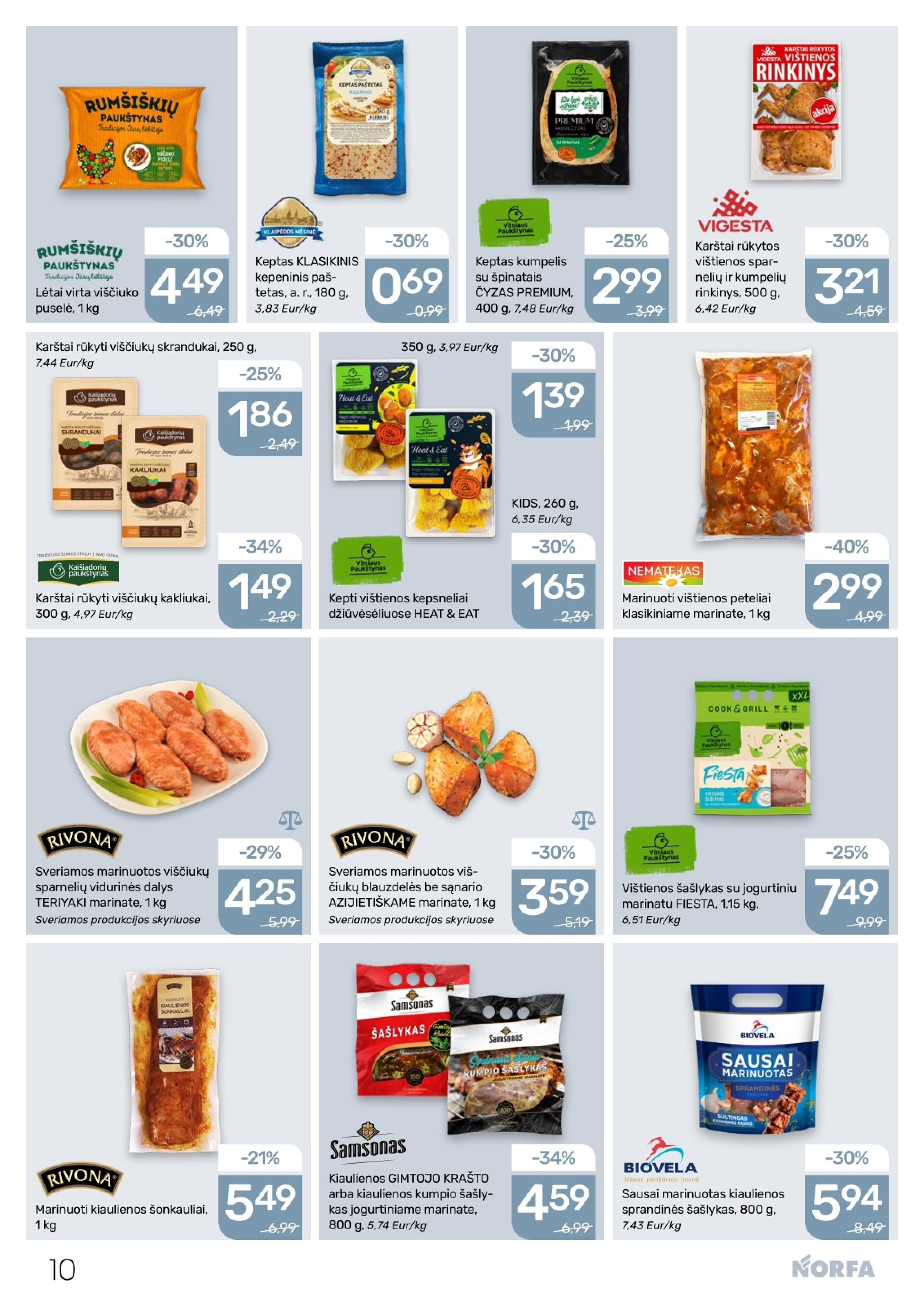 Naujausias NORFA kaininis katalogas 2026.04.16 - 2026.04.29