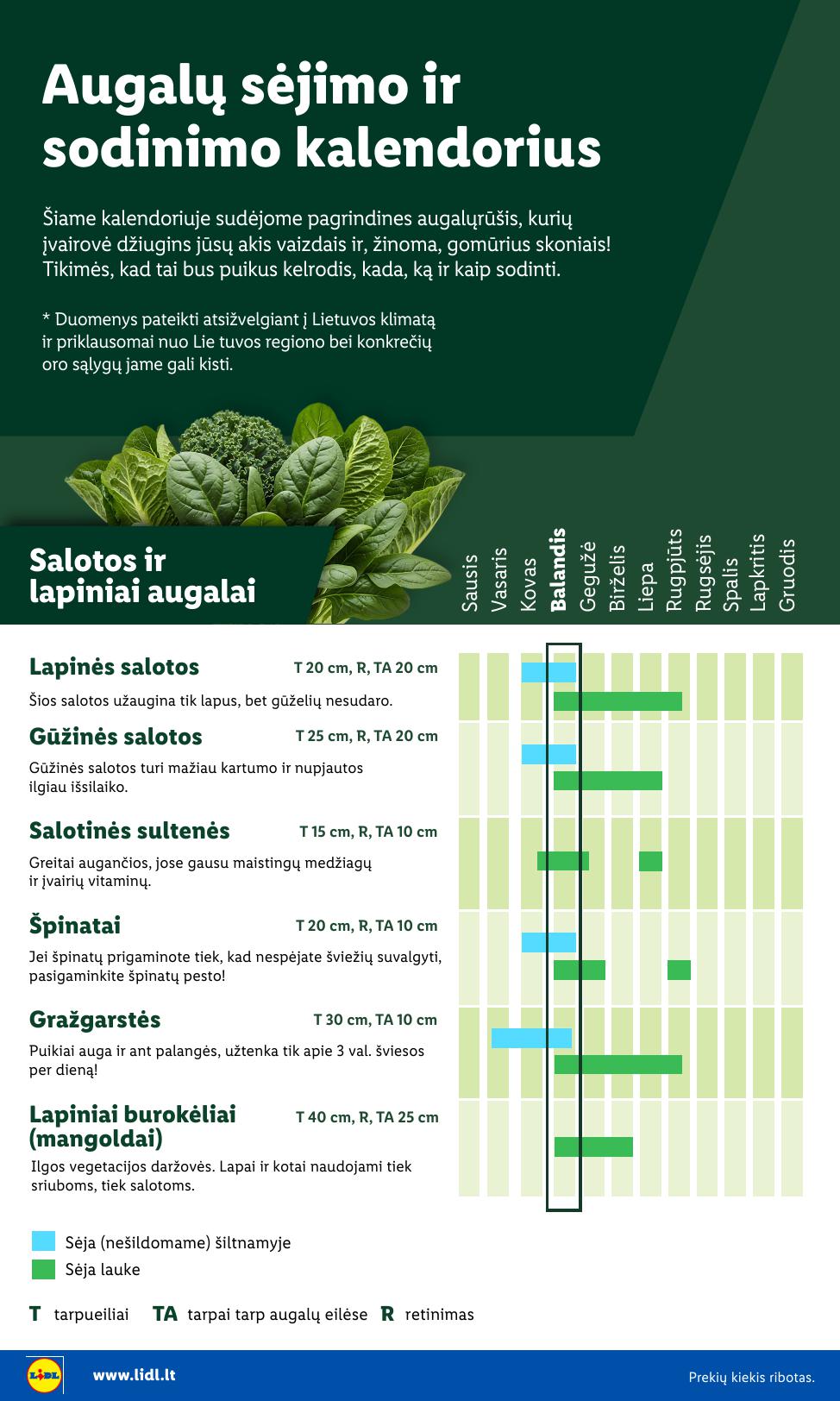 LIDL katalogas "Sodui valio !" galioja nuo 2026.03.30