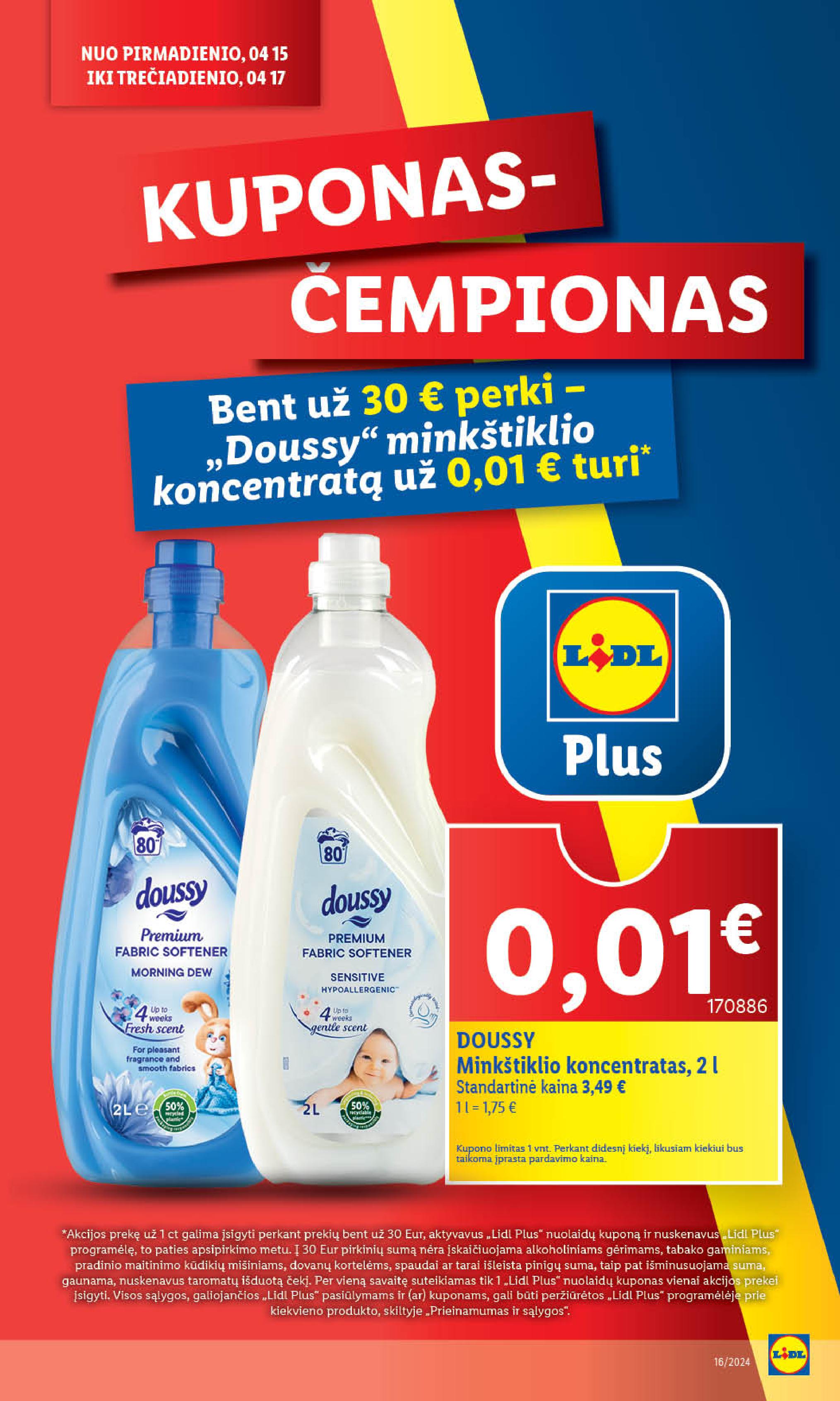 Naujausias LIDL kaininis katalogas 2024.04.15 - 2024.04.21