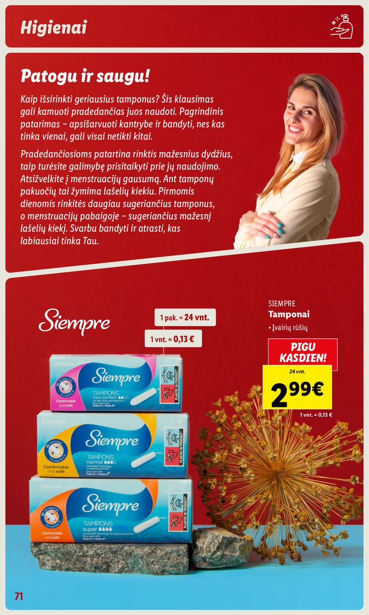 LIDL prekių katalogas "Grožio festivalis" galioja nuo 2023.10.05