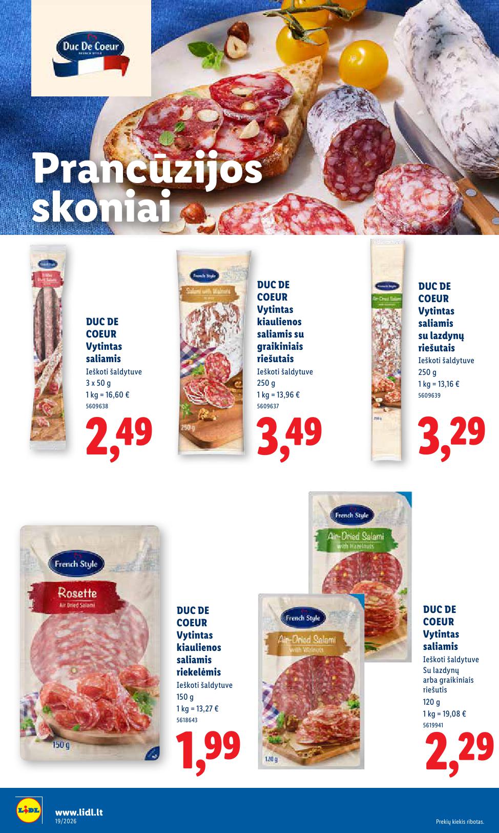 Naujausias LIDL kaininis katalogas 2026.05.04 - 2026.05.10