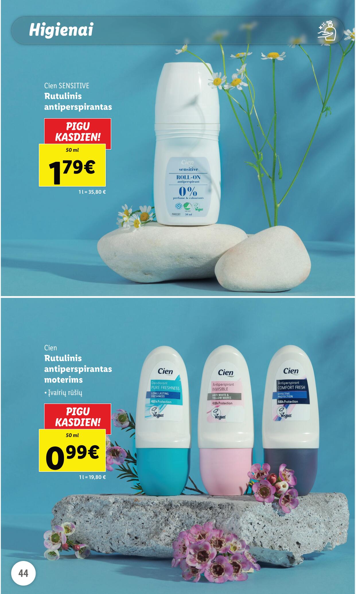 LIDL prekių katalogas "Grožio festivalis" galioja nuo 2023.05.01