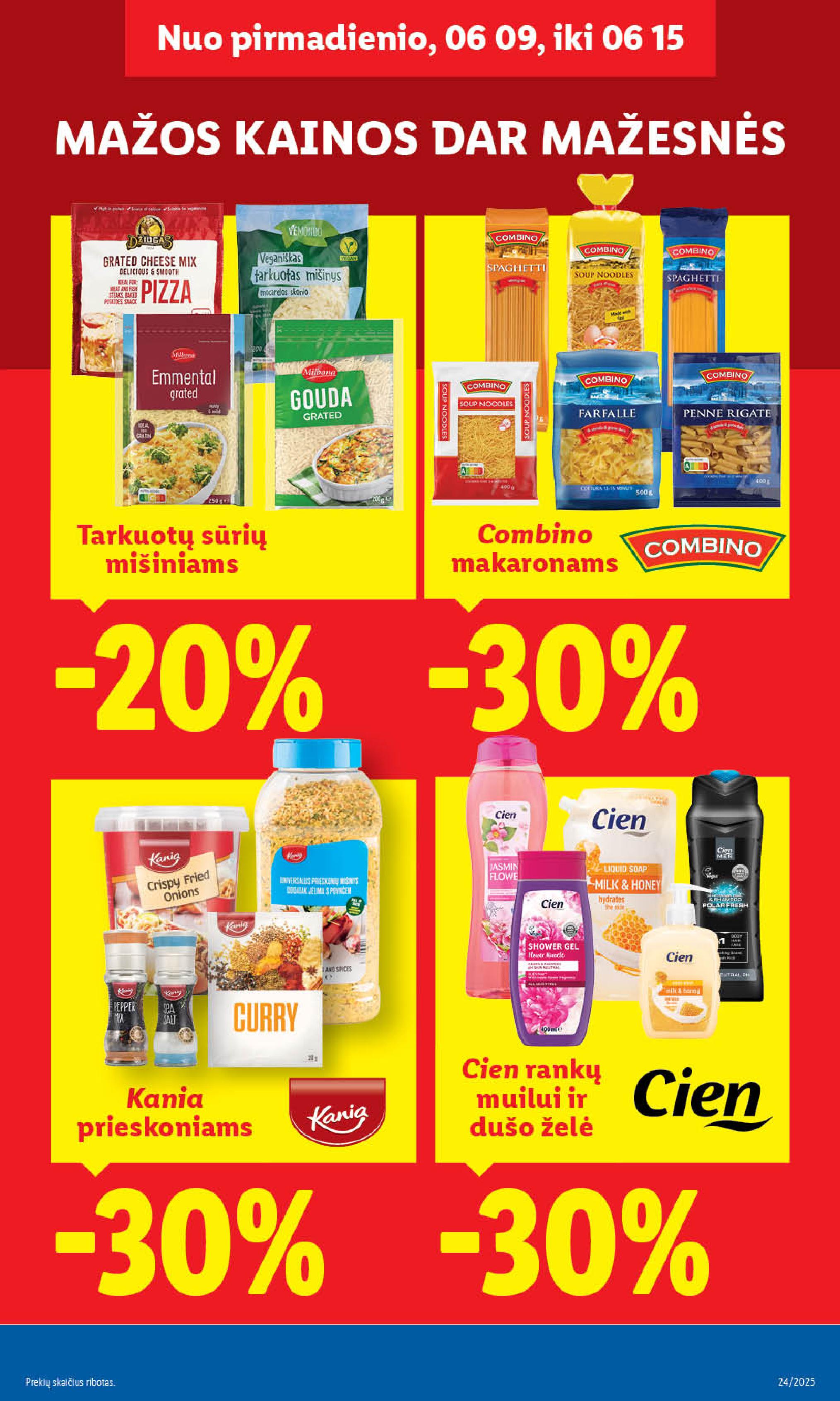 Naujausias LIDL kaininis katalogas 2025.06.09 - 2025.06.15