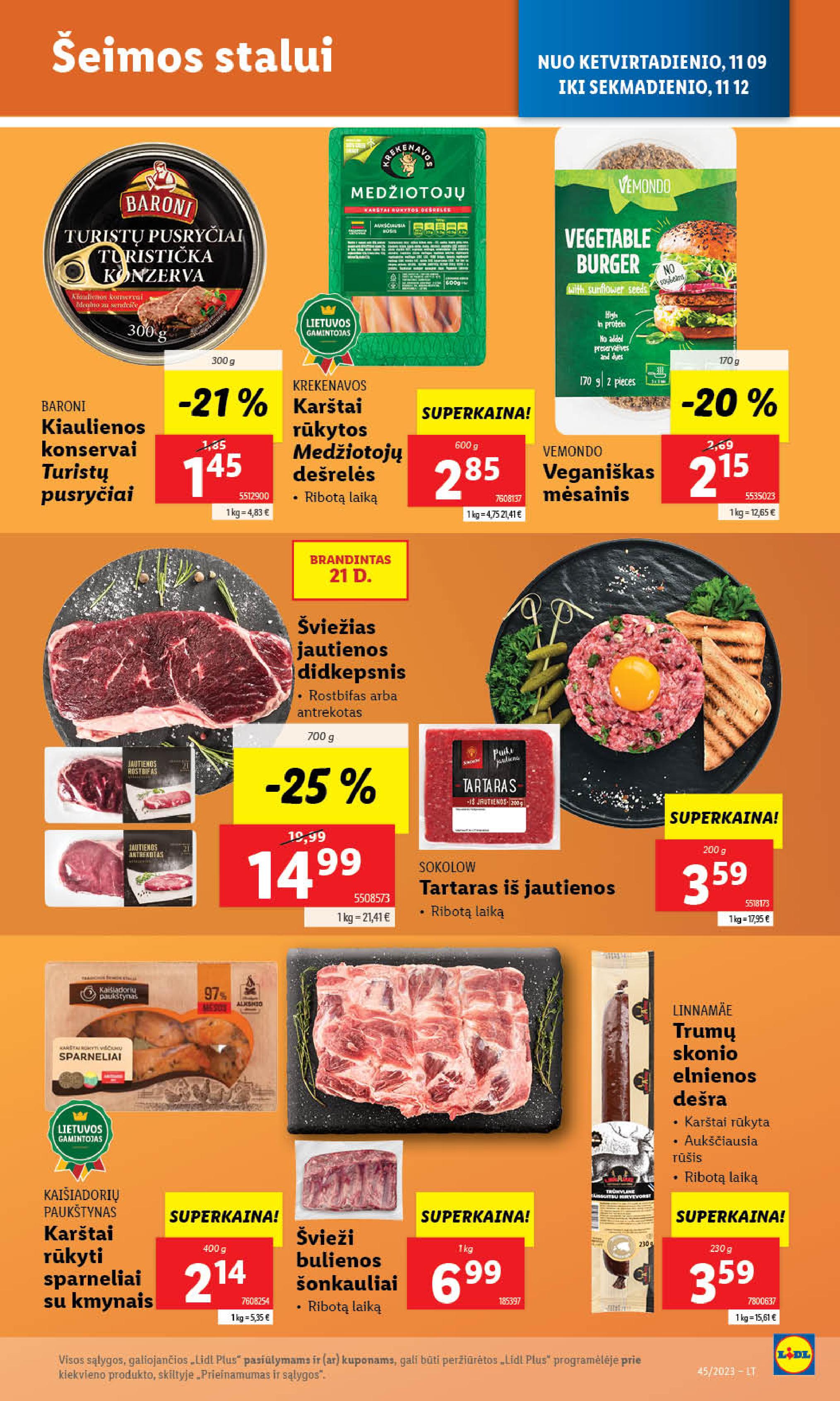 Naujausias LIDL kaininis katalogas 2023.11.06 - 2023.11.12