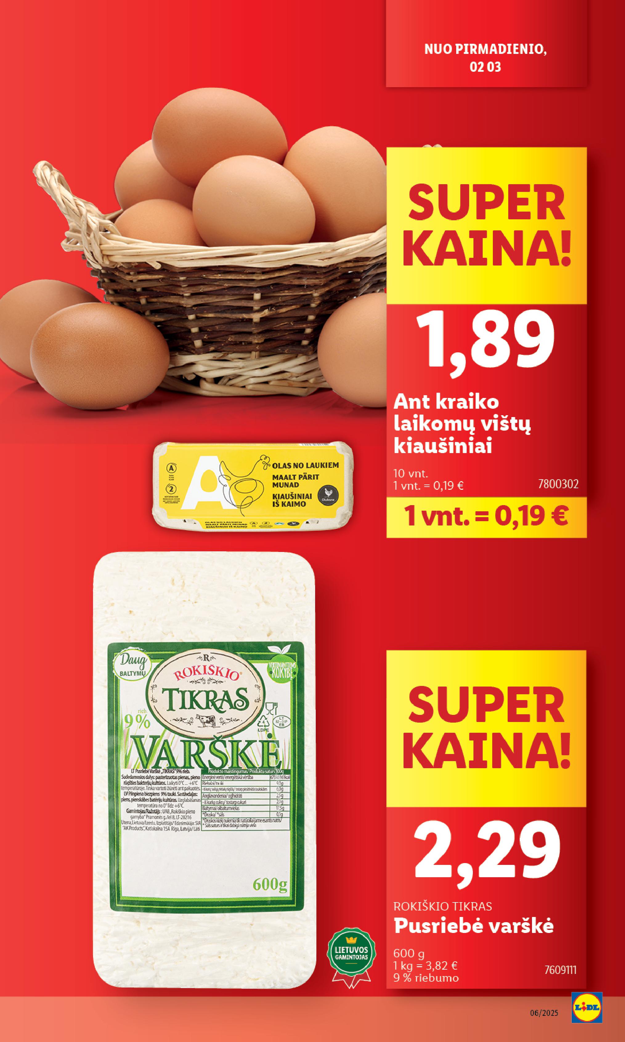 Naujausias LIDL kaininis katalogas 2025.02.03 - 2025.02.09