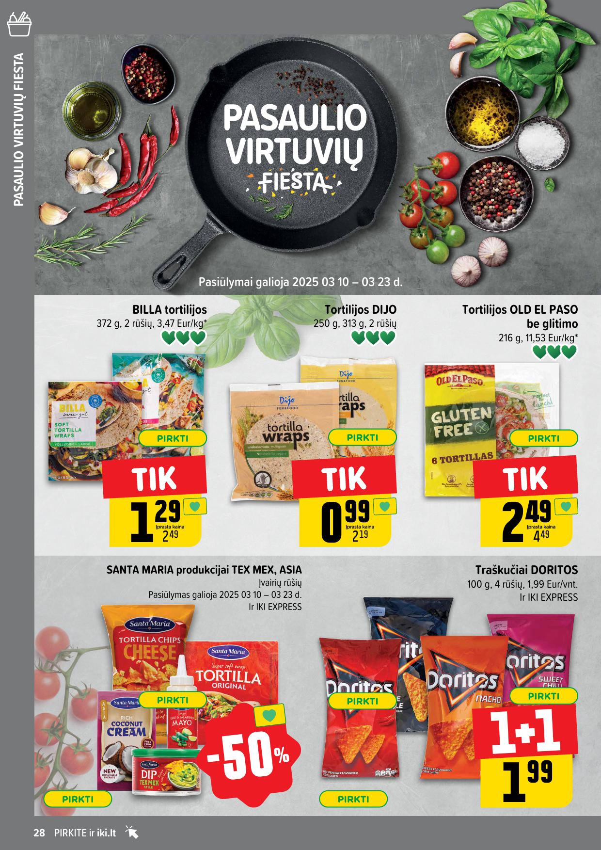 Naujausias IKI kaininis katalogas 2025.03.17 - 2025.03.23