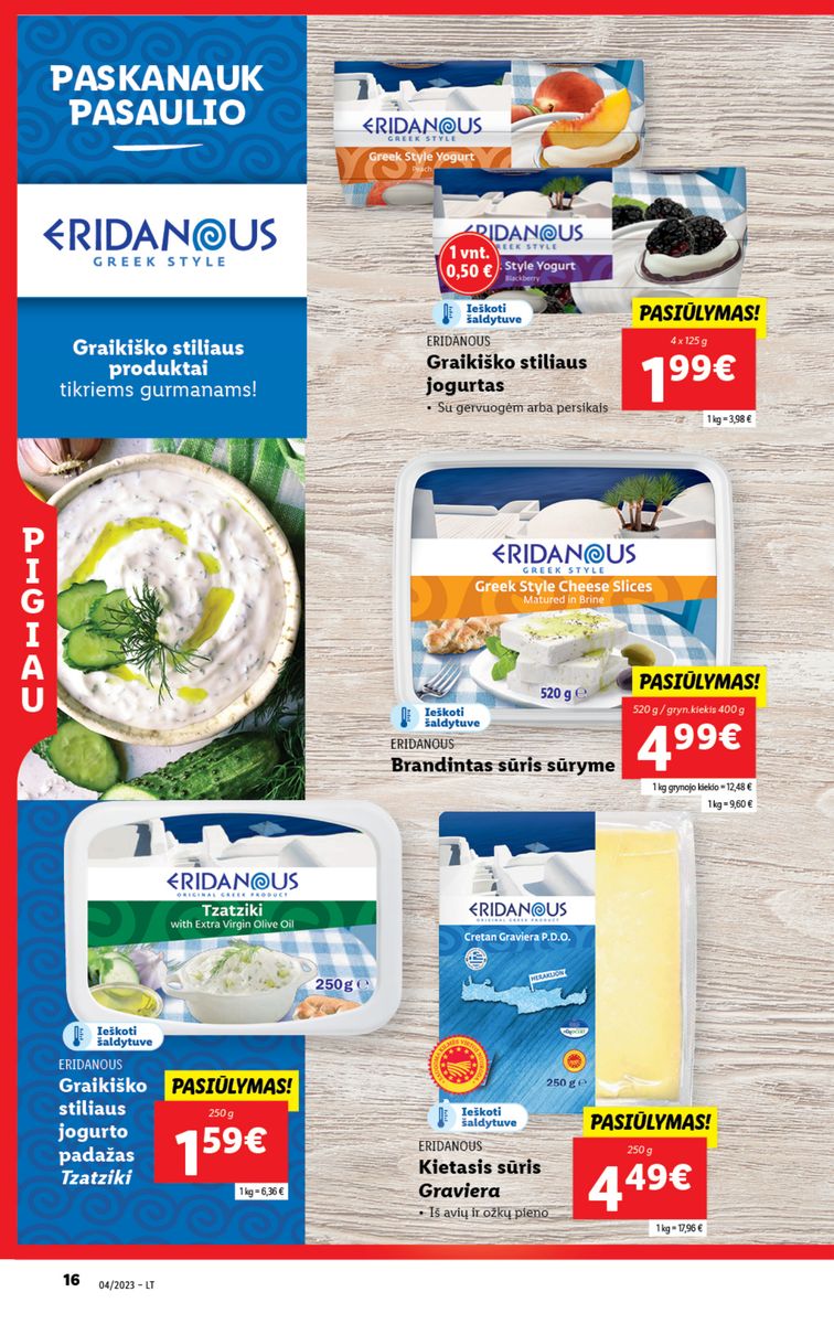 Naujausias LIDL kaininis katalogas 2023.01.23 - 2023.01.29