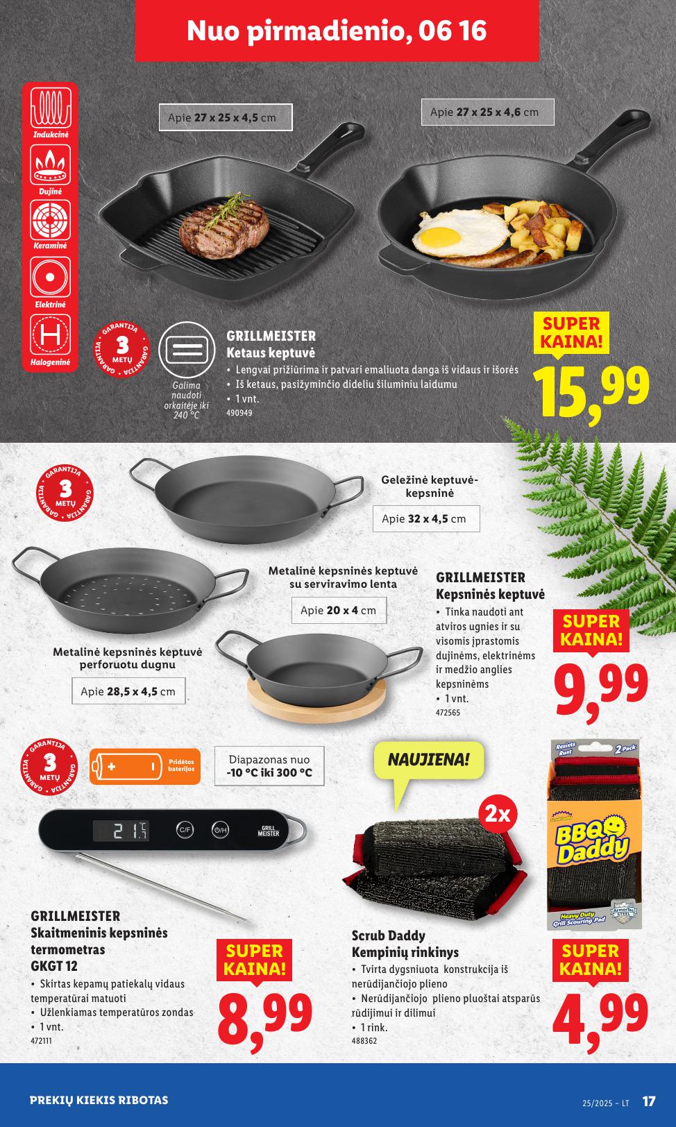 LIDL ne maisto prekių leidinys 2025.06.16 - 2025.06.22