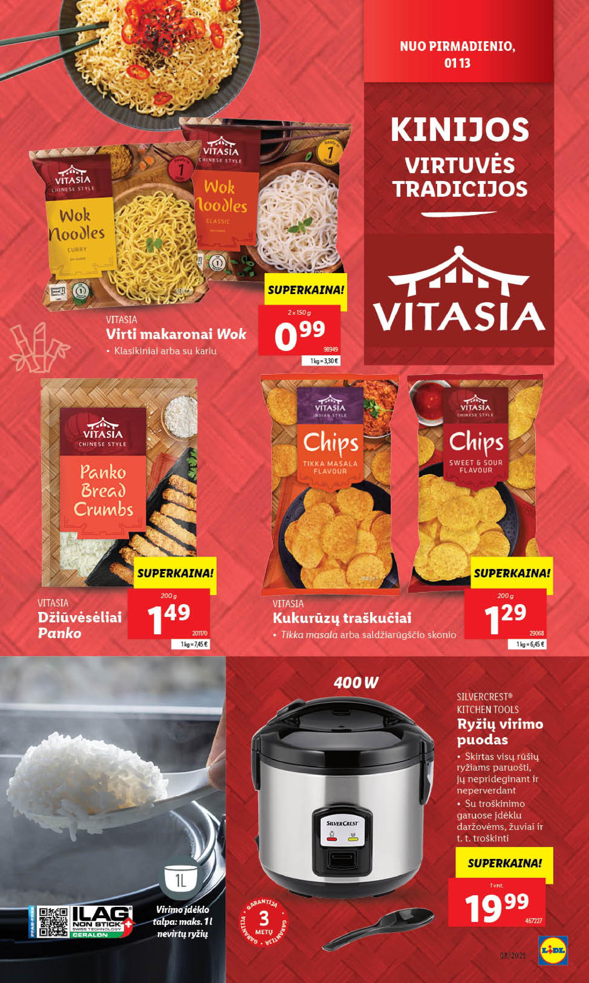 Naujausias LIDL kaininis katalogas 2025.01.13 - 2025.01.19