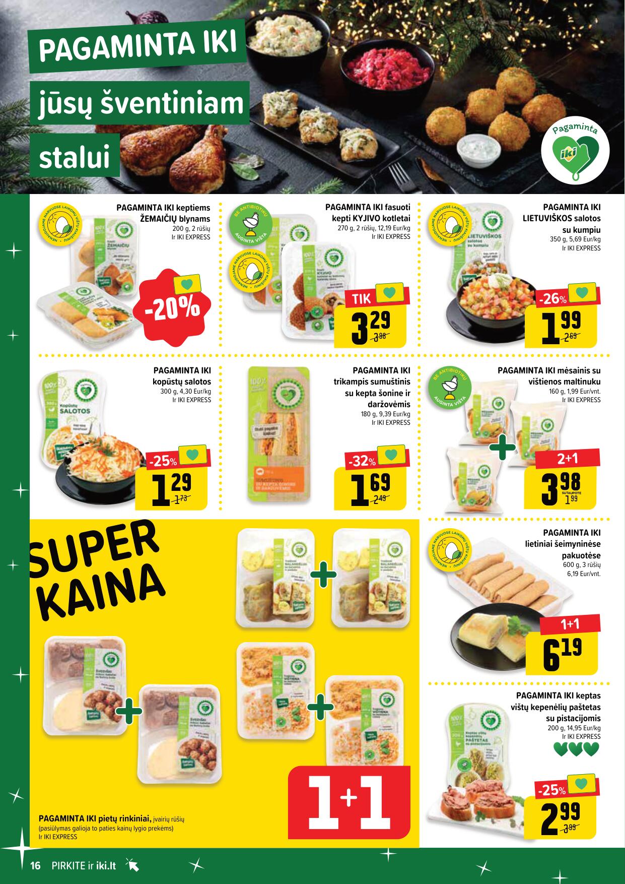 IKI SAVAITĖLĖ akcijų ir nuolaidų leidinys Nr.49 2023.12.04 - 2023.12.10