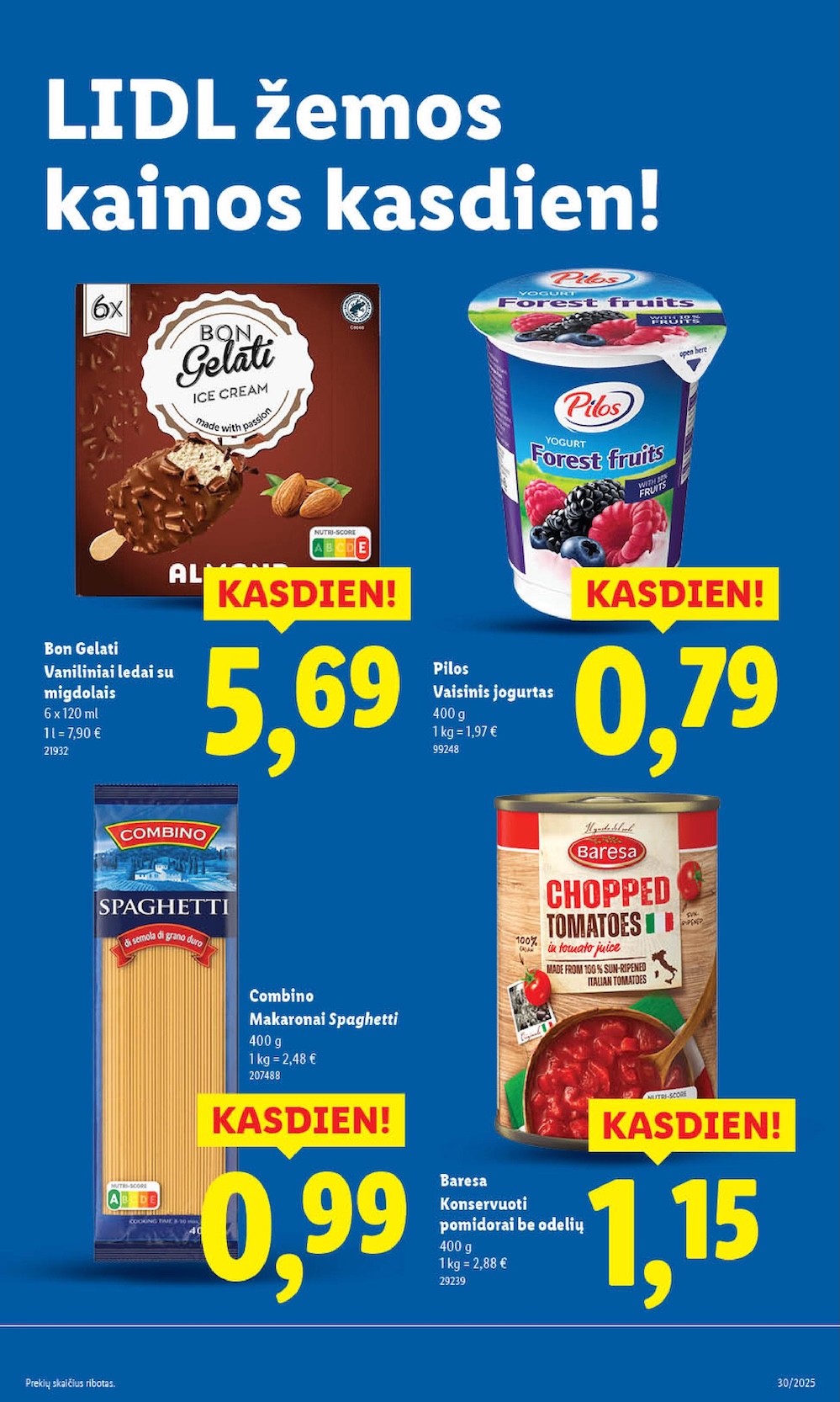 Naujausias LIDL kaininis katalogas 2025.07.21 - 2025.07.27