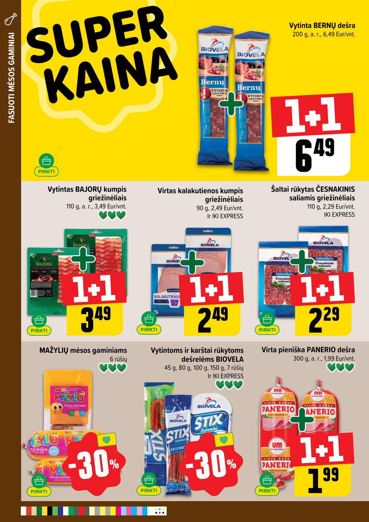 Naujausias IKI kaininis katalogas 2026.01.05 - 2026.01.11