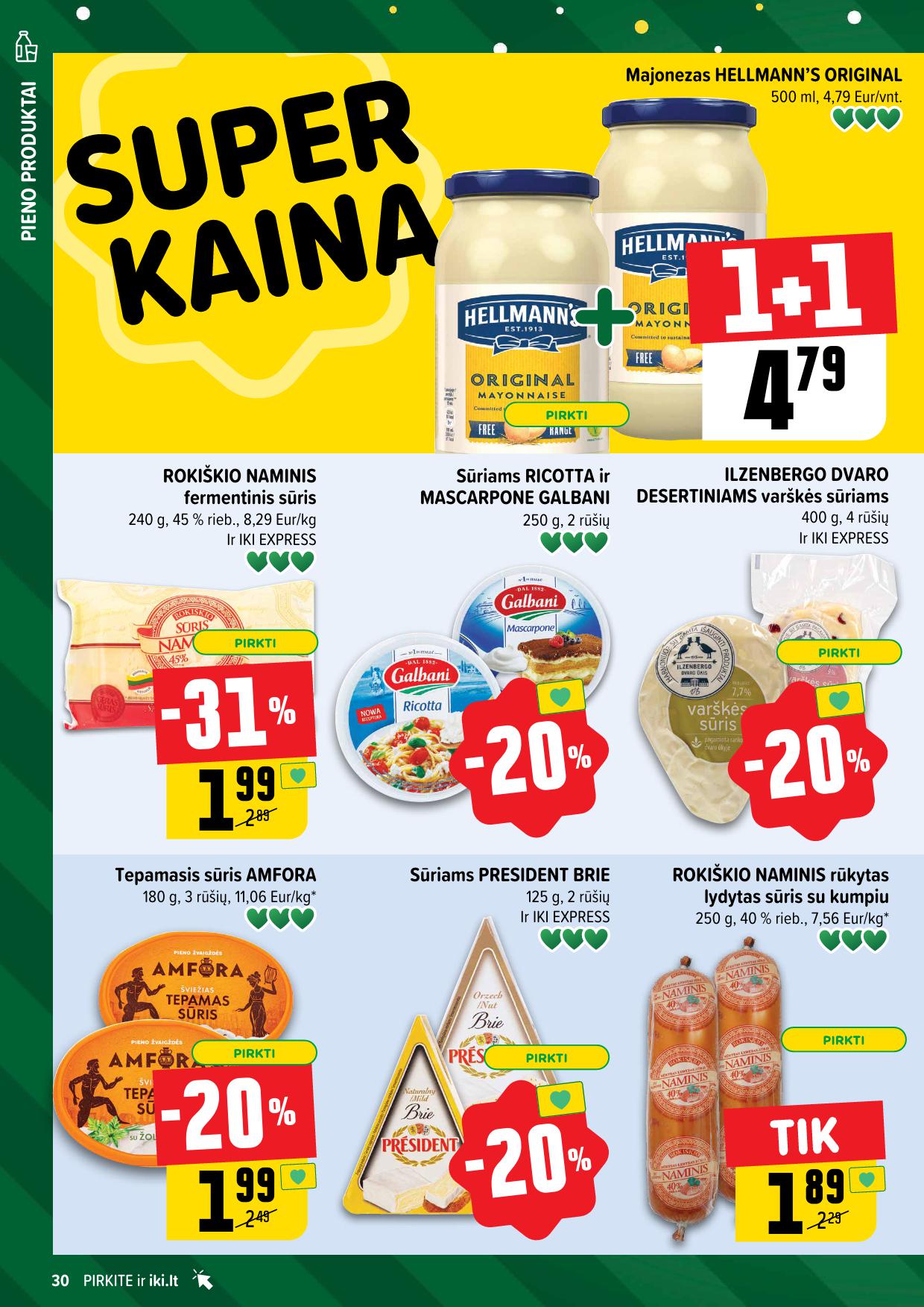 Naujausias IKI kaininis katalogas 2024.11.11 - 2024.11.17