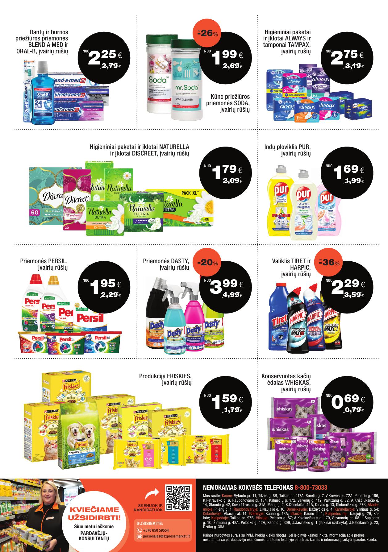 EXPRESS MARKET akcijų ir nuolaidų leidinys nuo 2025.06.22 iki 2025.07.12